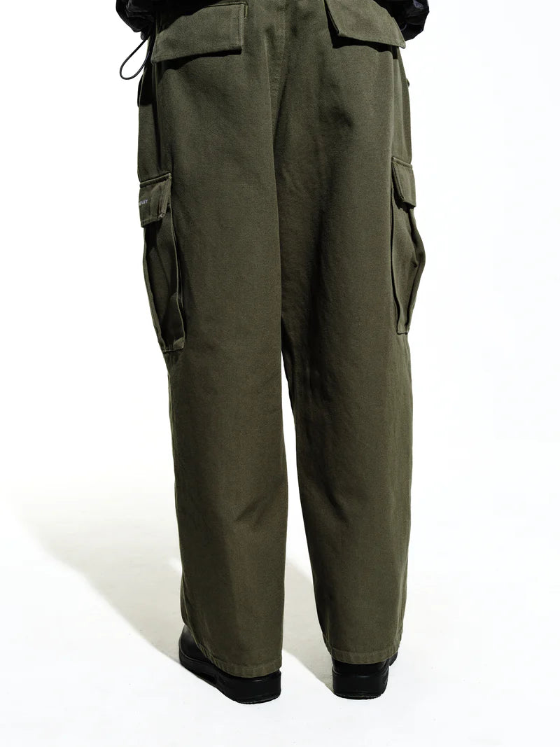 cargo pants khaki - Aura