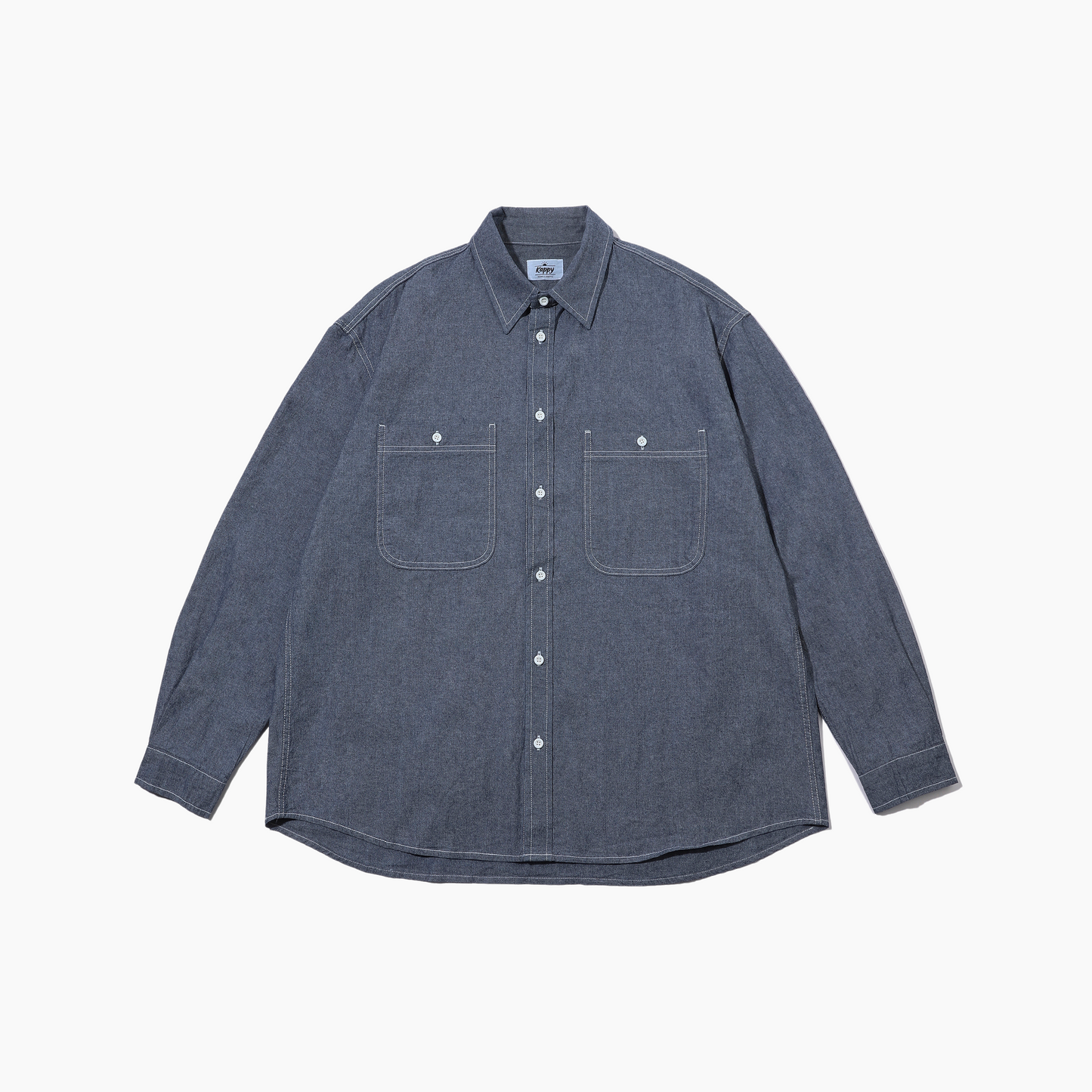 2 pocket denim shirt - Aura