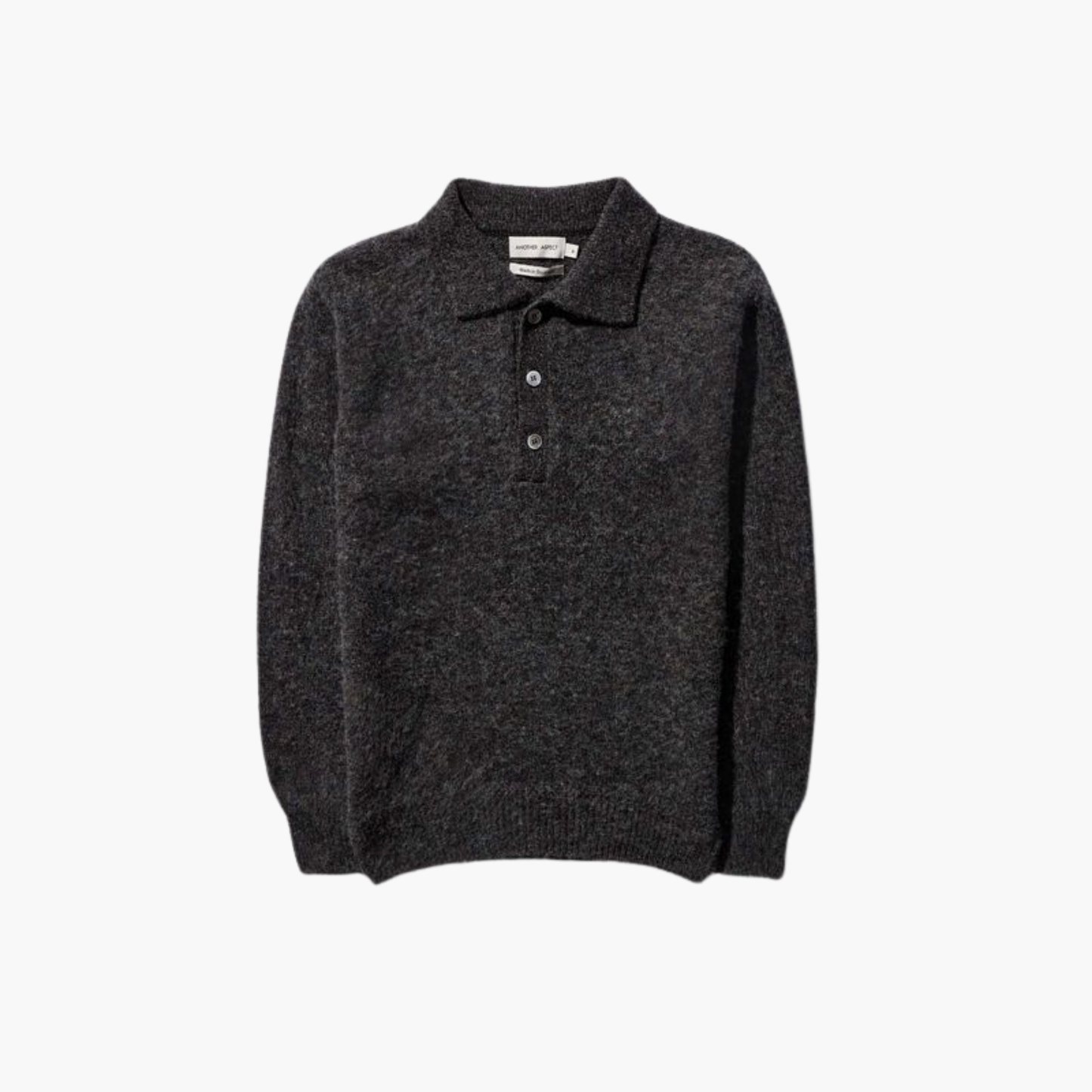 ANOTHER POLO SHIRT 4.0, GREY MELANGE Another Aspect