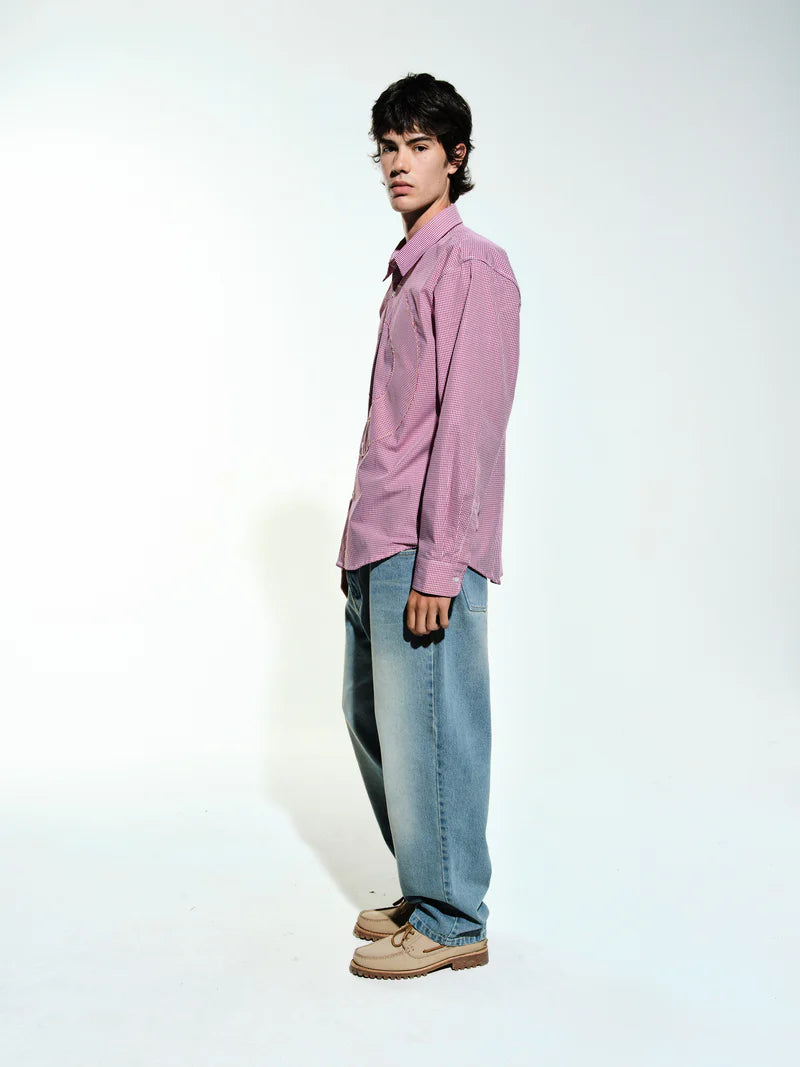 O gingham shirt - Aura