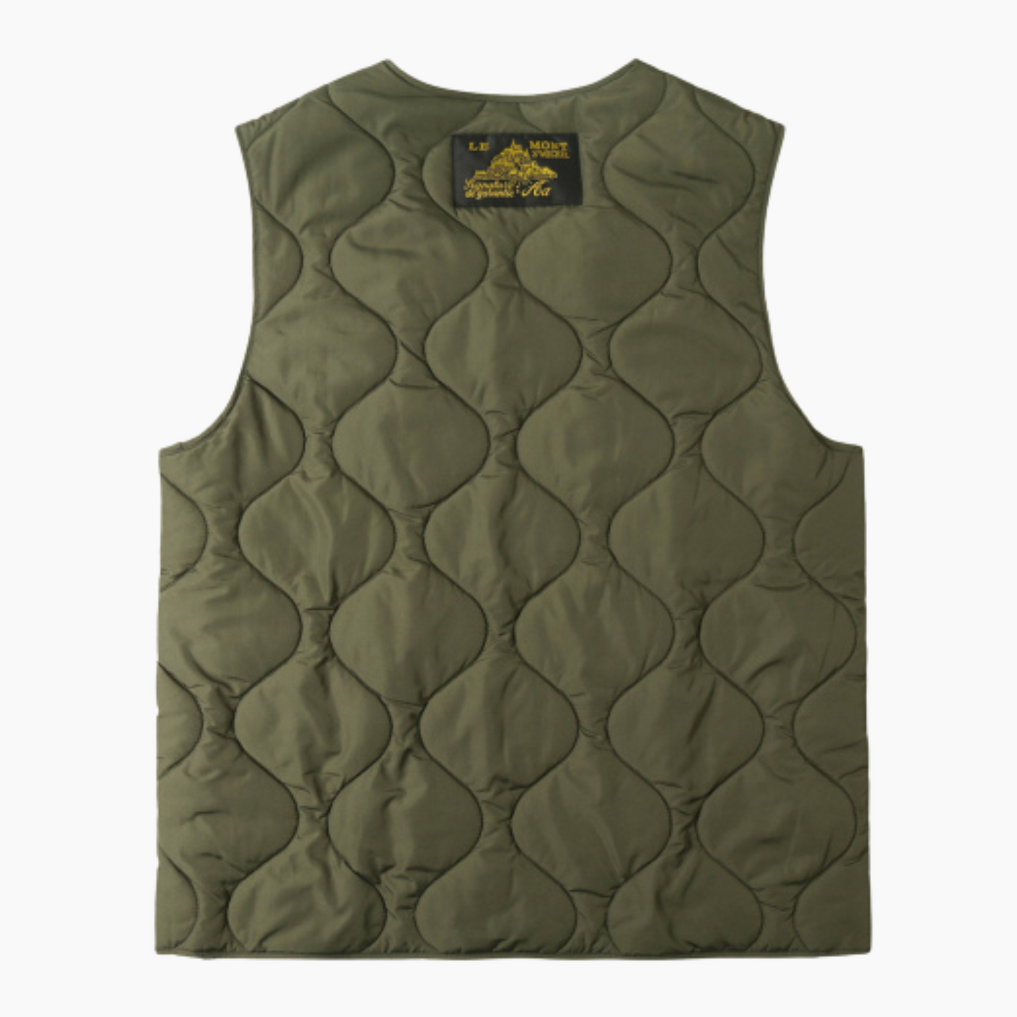 VINIS - SLEEVELESS JACKET KAKI - Aura