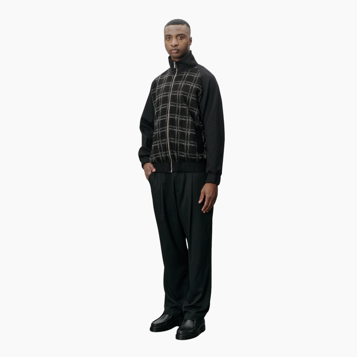 RAG ZIP JACKET - Aura