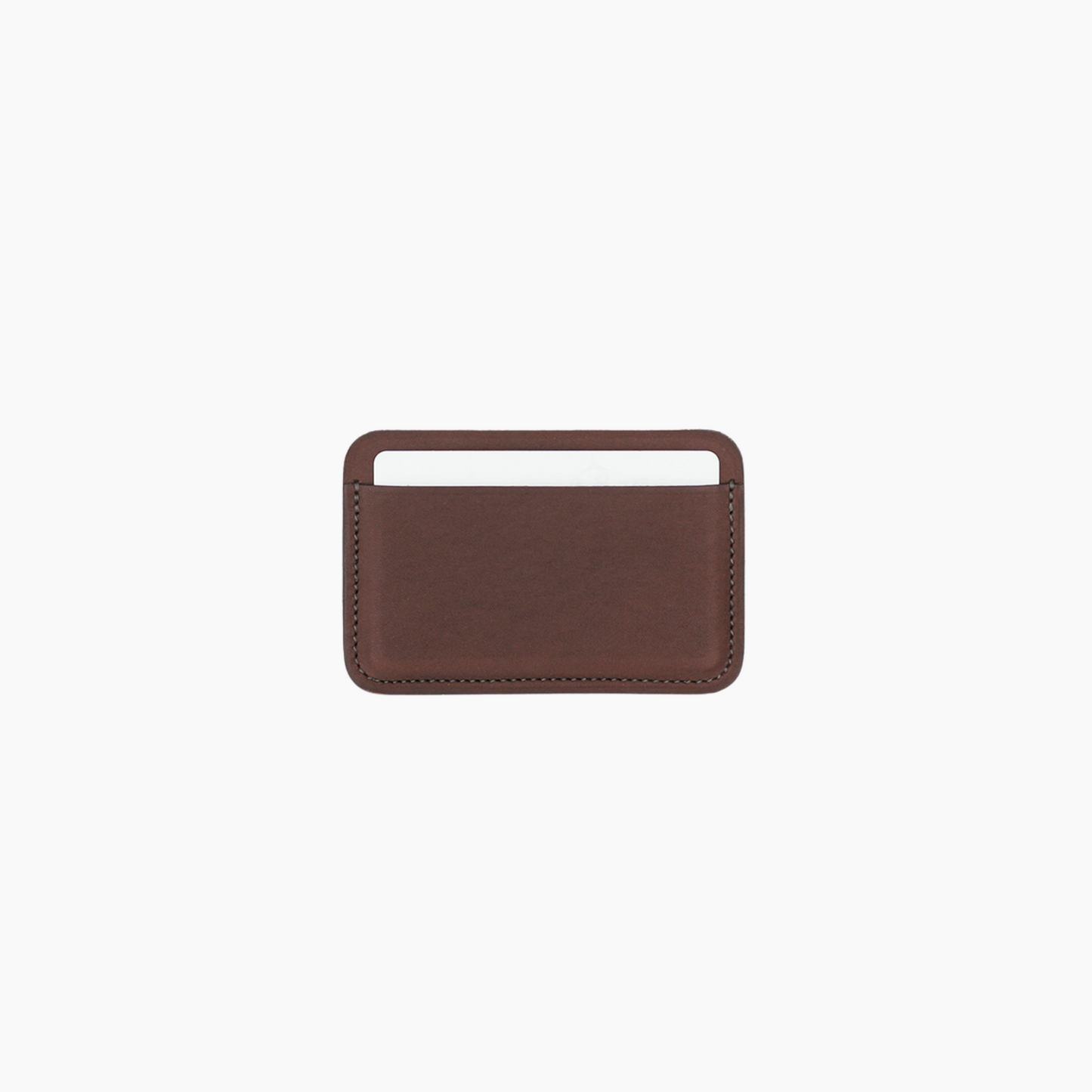 Cardholder Chocolate Baranil Calf Leather - Aura