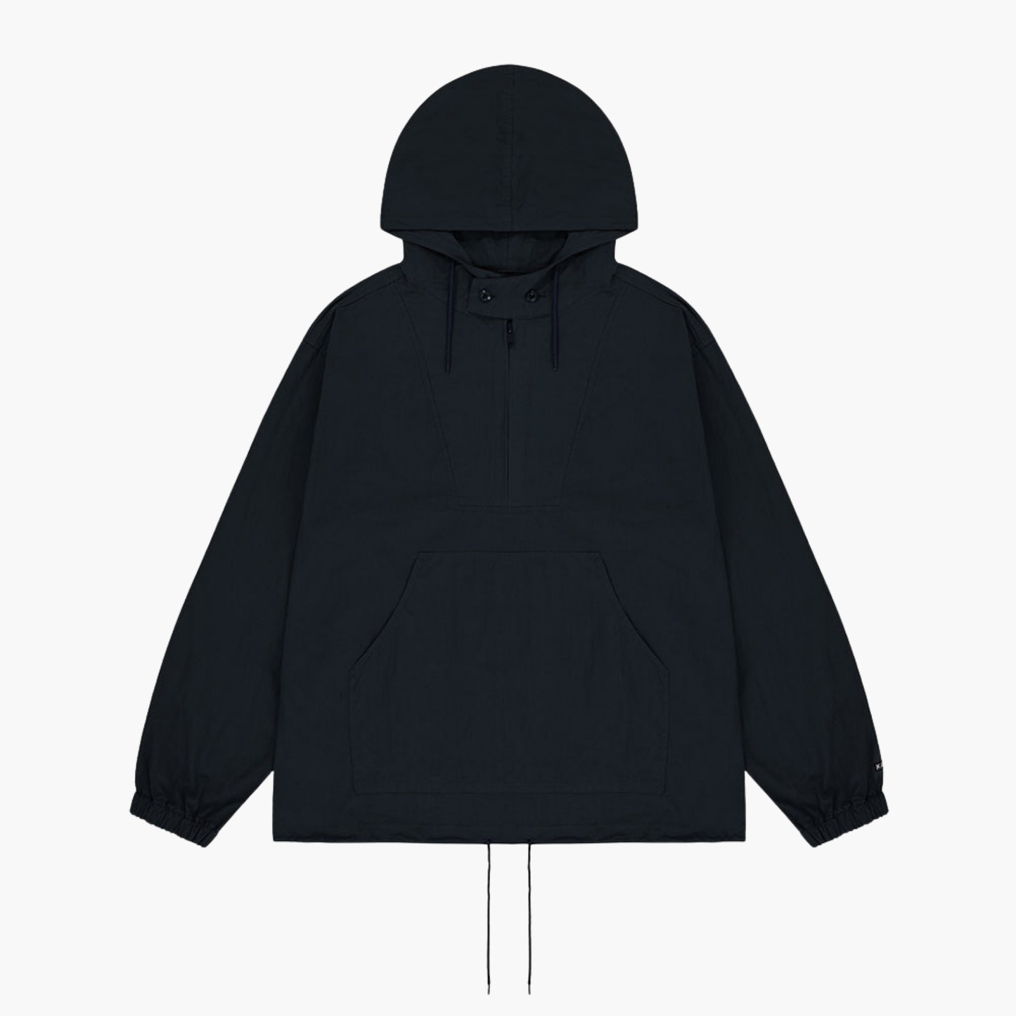BUTTON HOODIE ANORAK DEEP NAVY Kappy