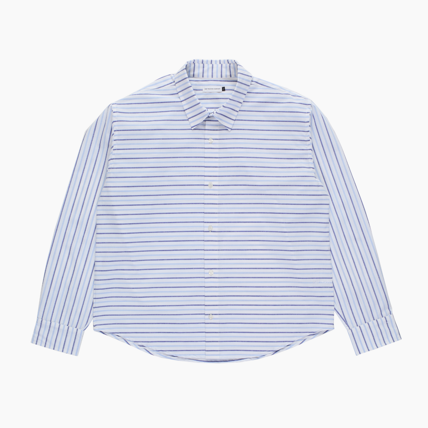 striped logo shirt - Aura