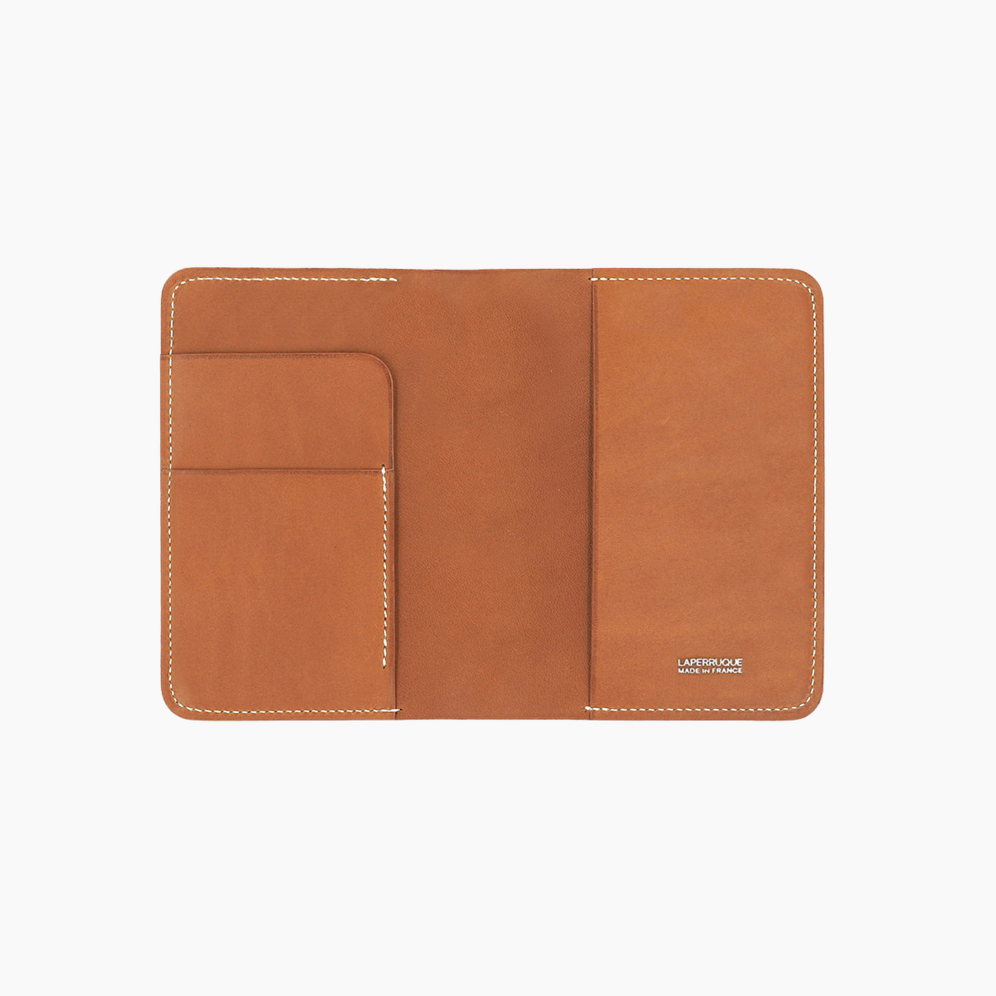 Passport Cover Gold Baranil Calf Leather - Aura