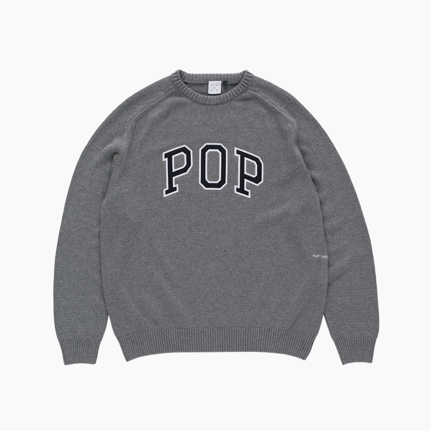 Knitted Arch Crewneck - Aura
