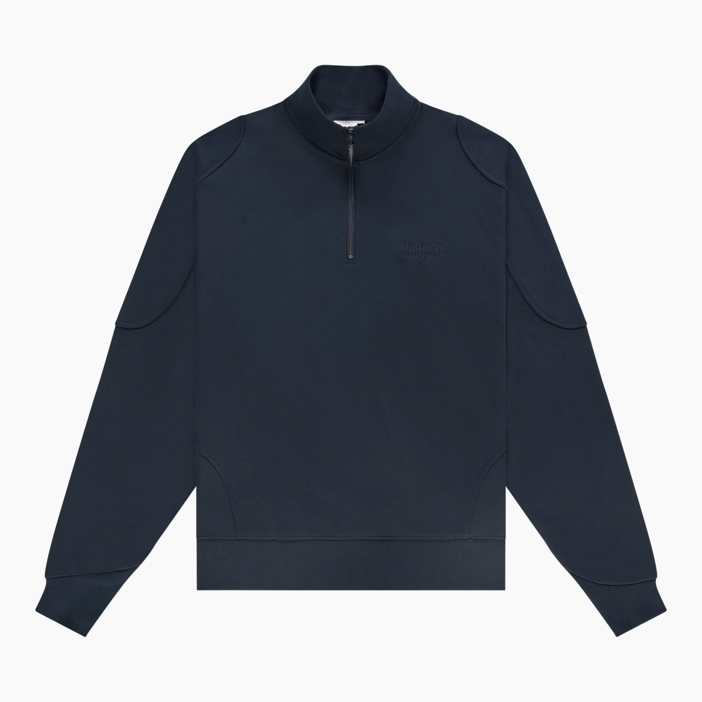 Emblem Half-Zip sweater Navy - Aura
