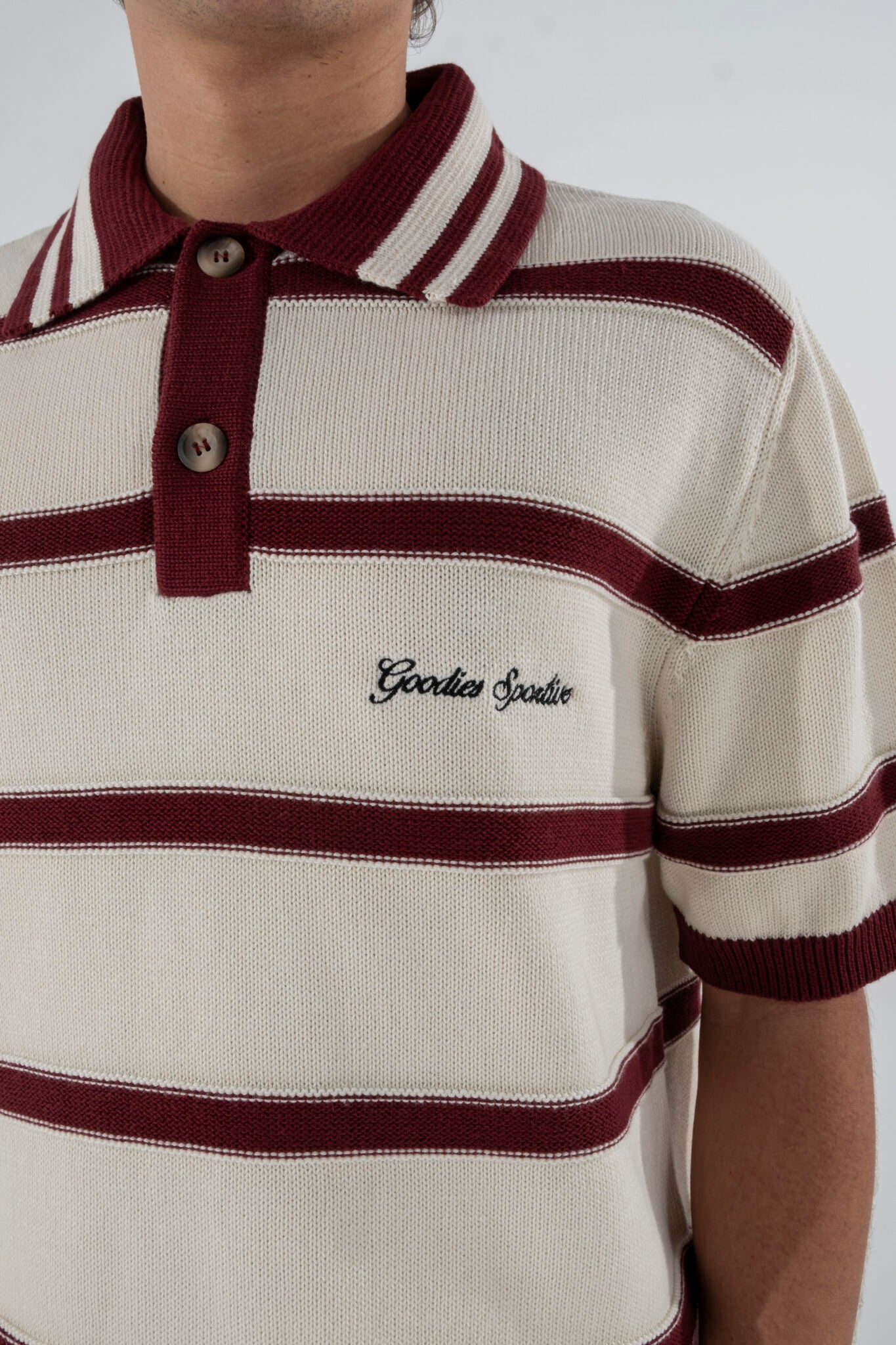 Red plum polo - Aura