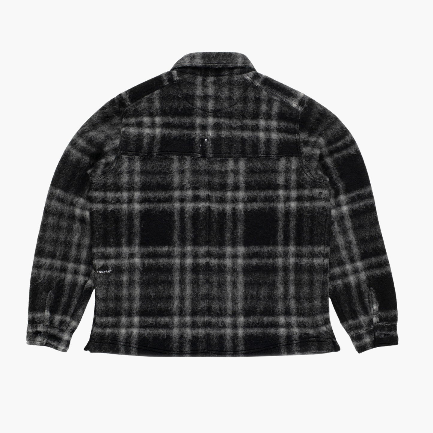Checked wool shirt jacket Pop trading company