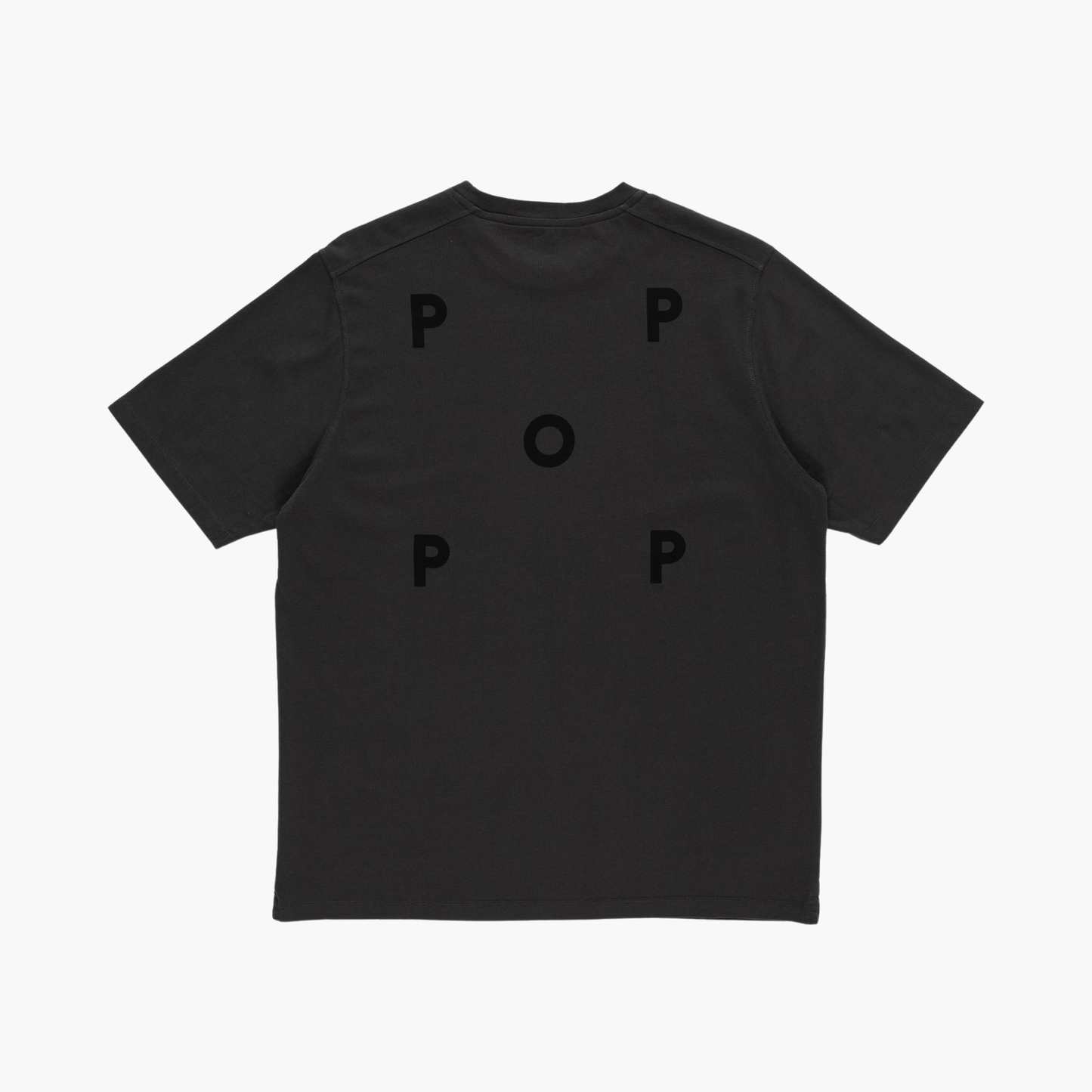 Logo t-shirt - Anthracite / Black Pop trading company