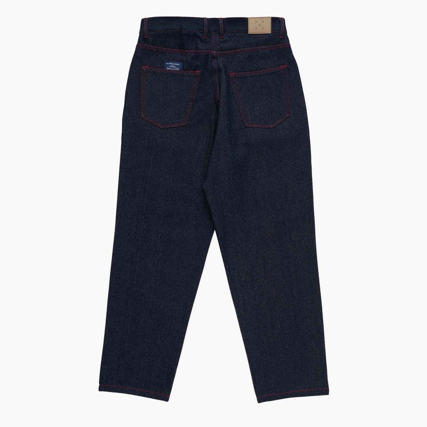 drs pants - raw denim / haute red - Aura
