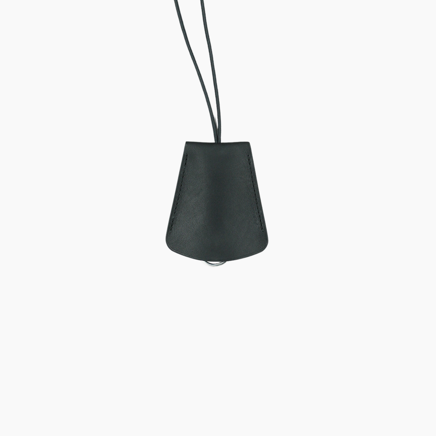 Bell Key-Holder Black Baranil Calf Leather - Aura