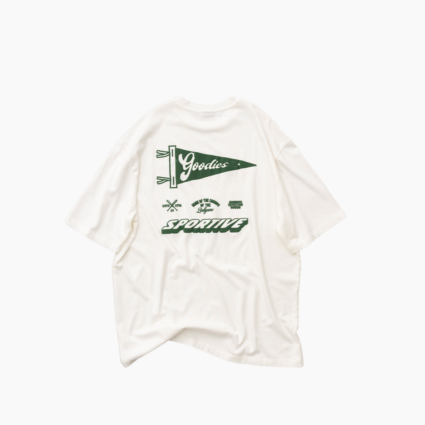 Flag white tee - Aura