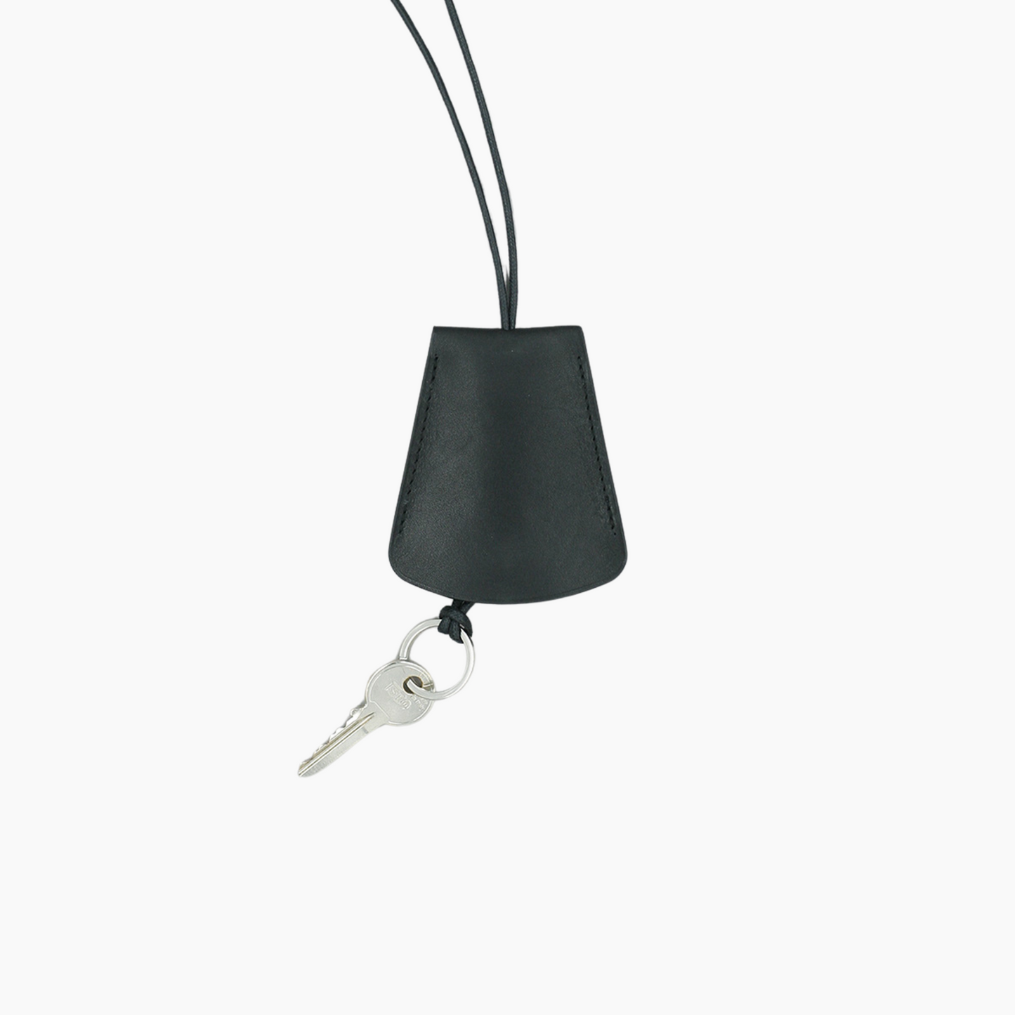 Bell Key-Holder Black Baranil Calf Leather - Aura