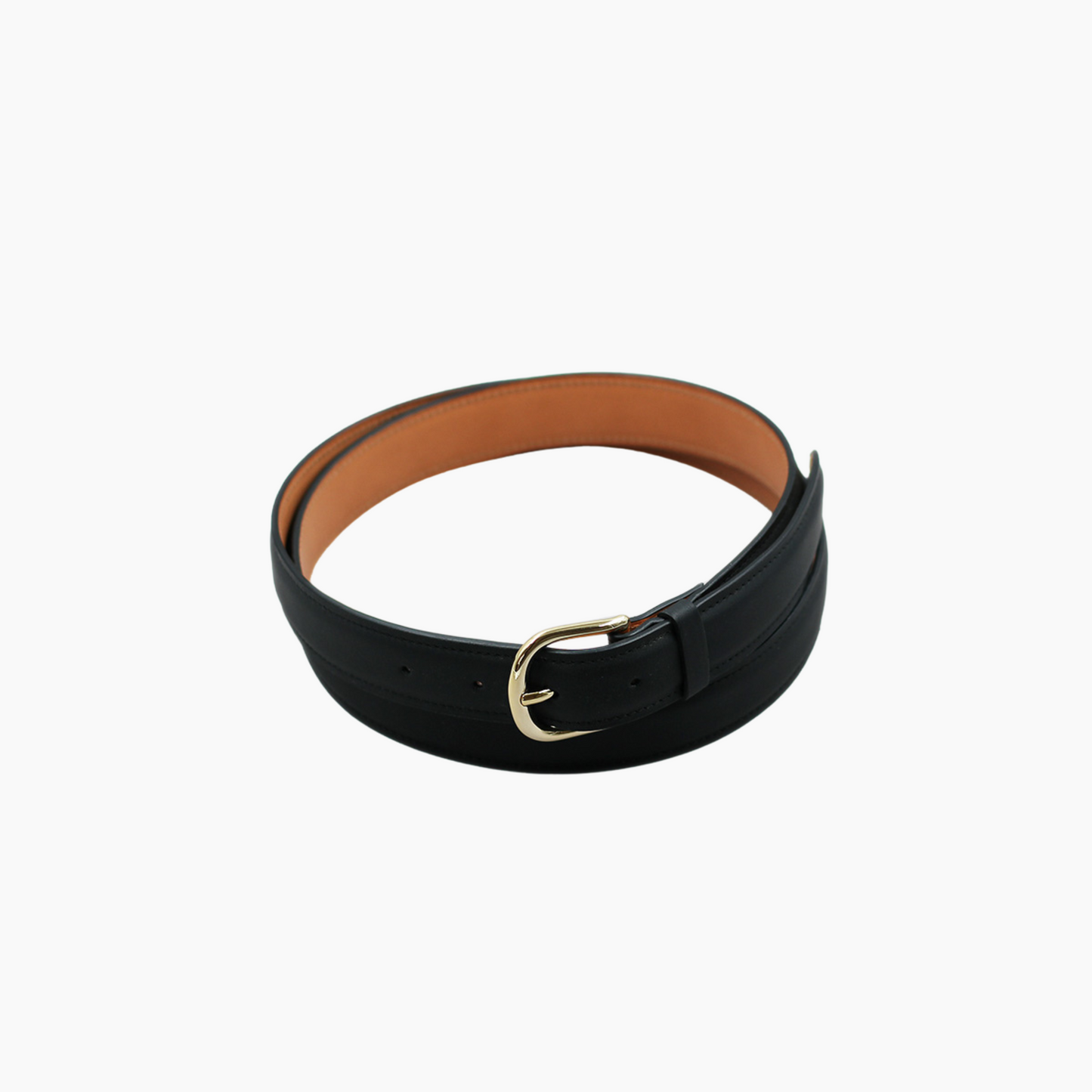 Formal Belt Black Baranil Calf With Silver Buckle - Aura
