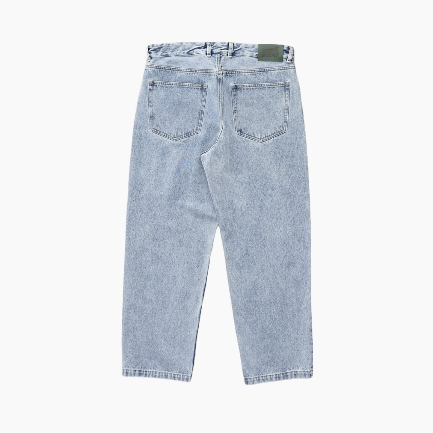 Wide leg stone washed jeans - Aura