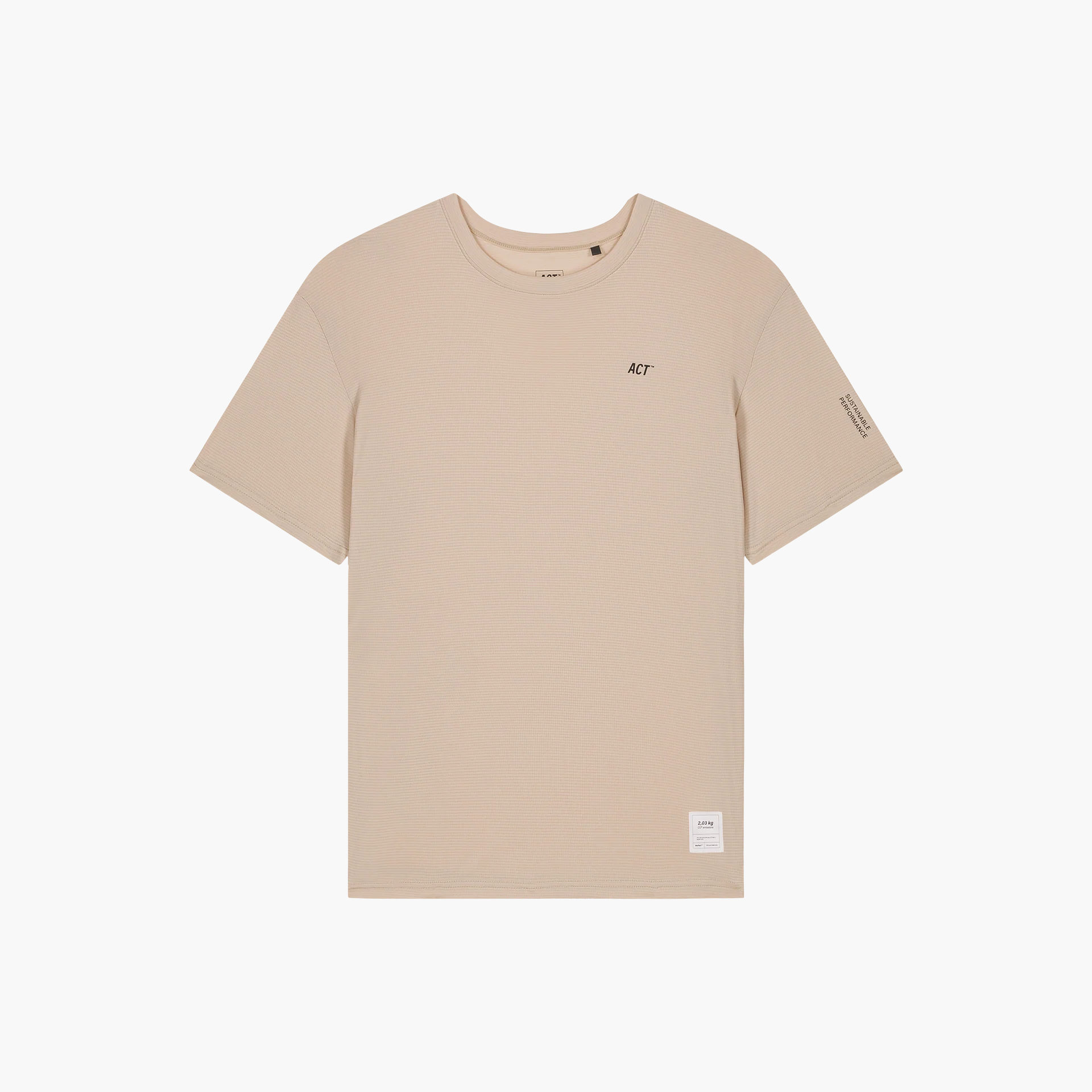 BioPerf Running T-Shirt - Beige ACT Running