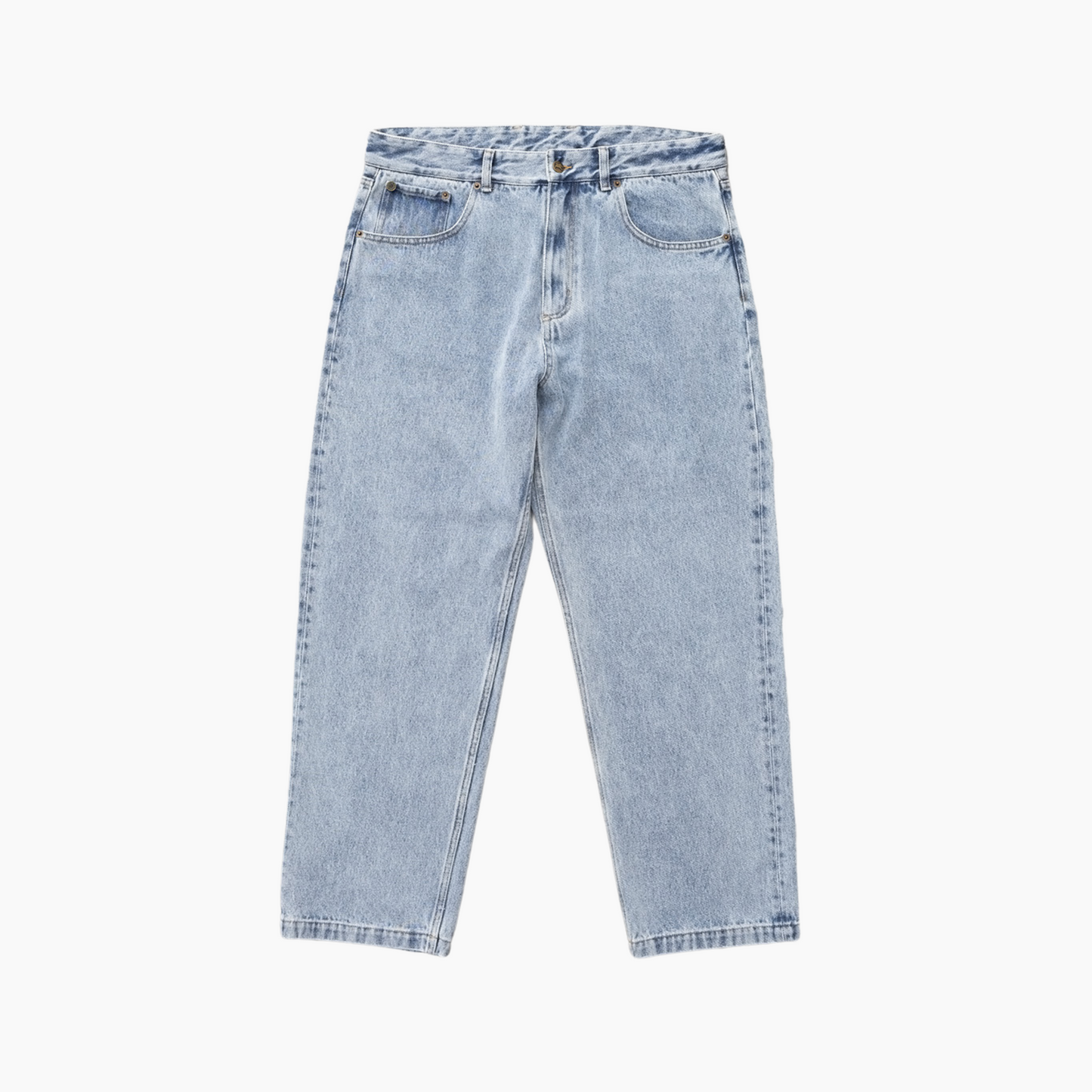 Wide leg stone washed jeans - Aura