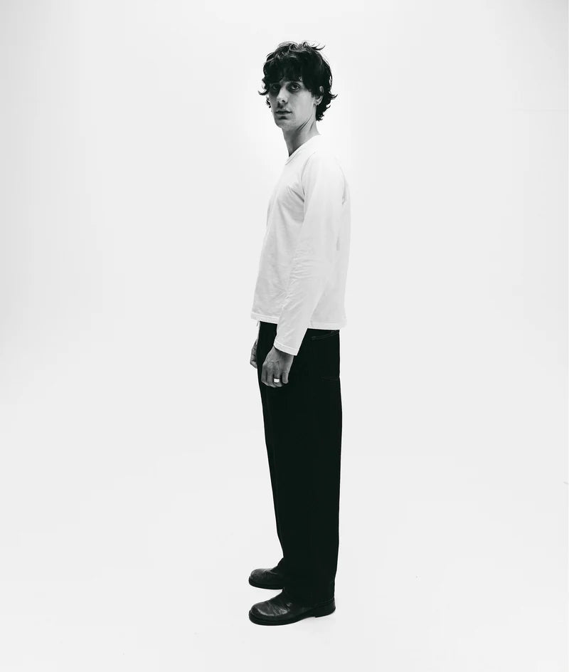 drs denim pant - black - Aura