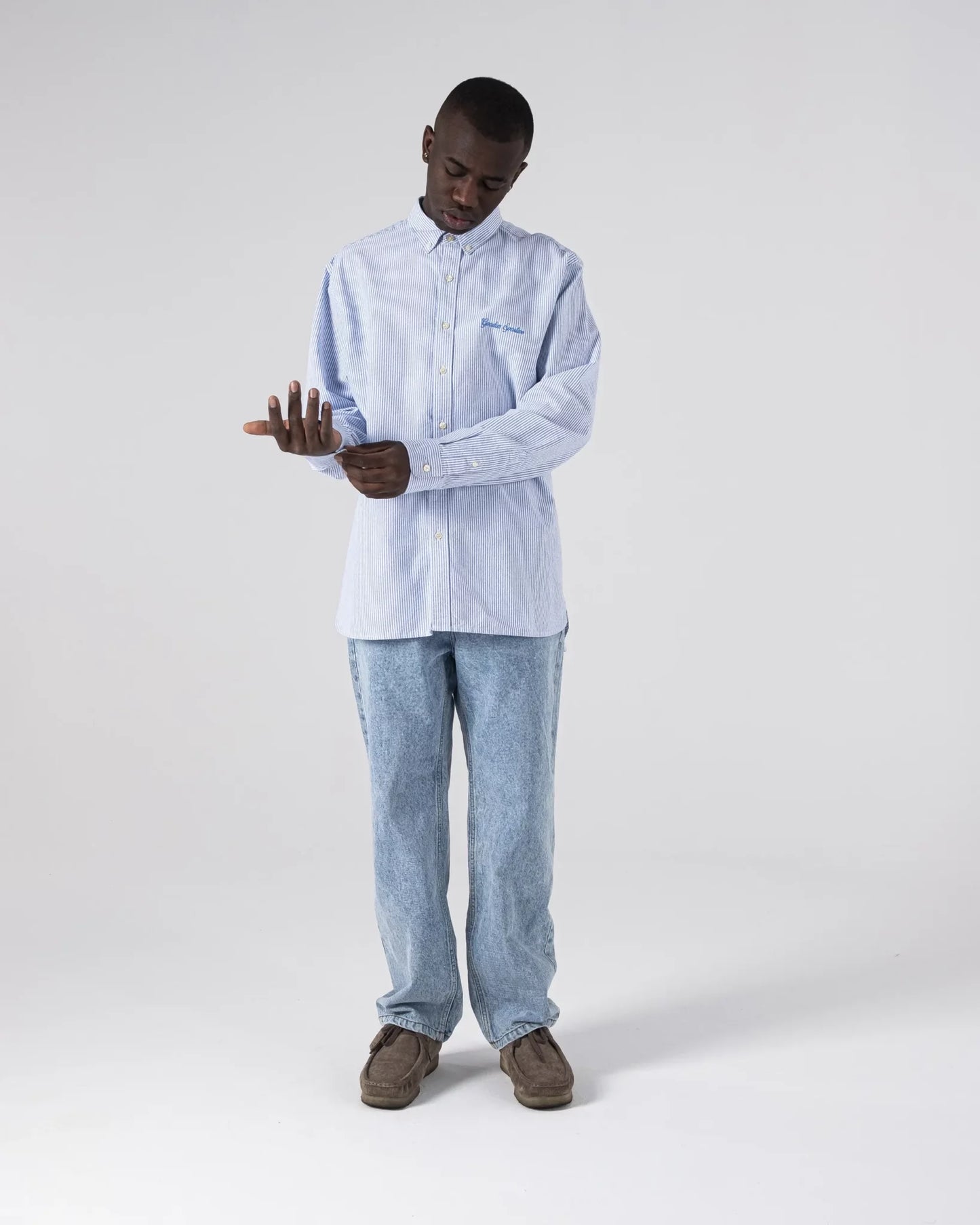 Oxford Relaxed blue shirt - Aura