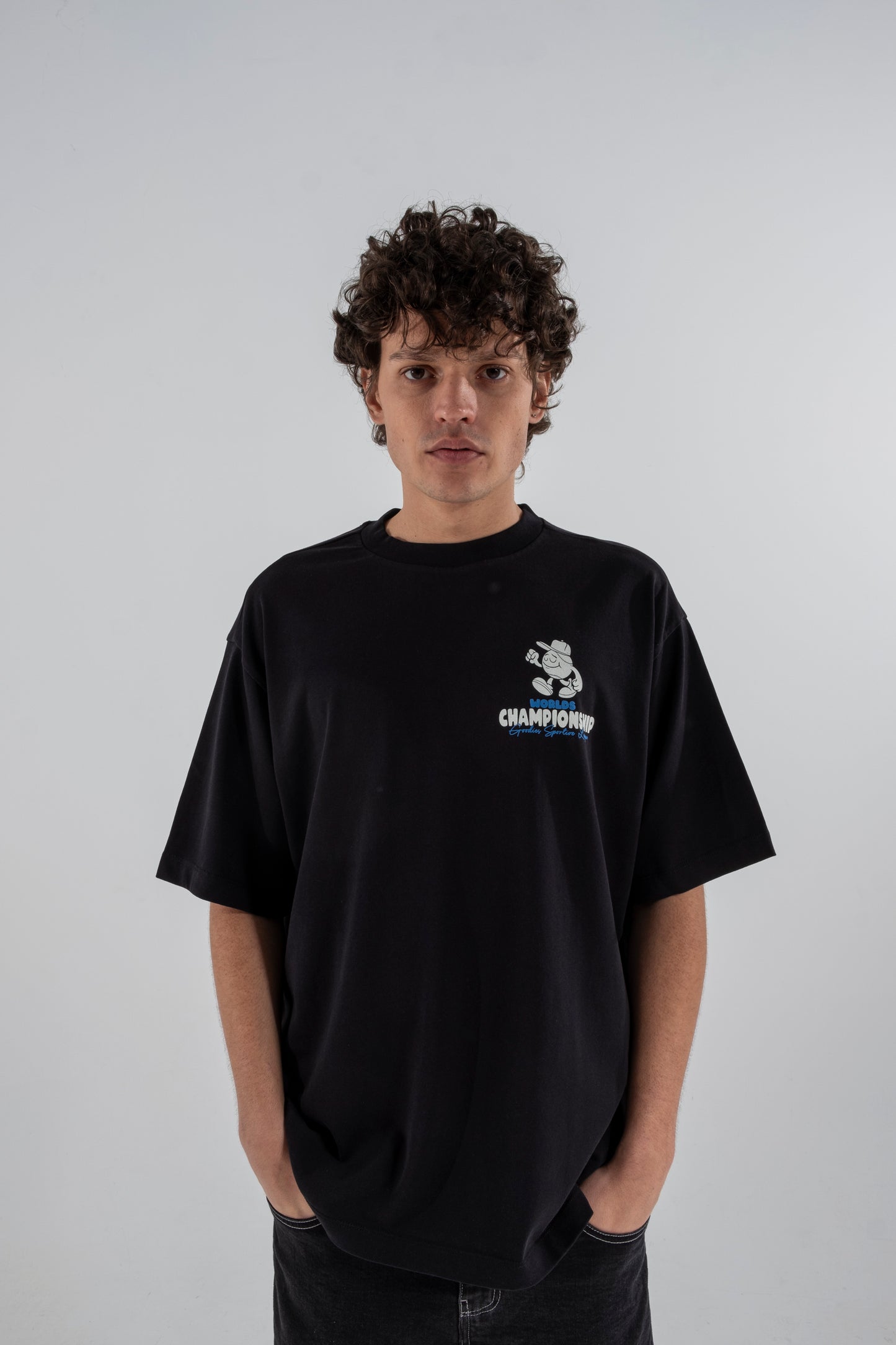 Championship black tee - Aura