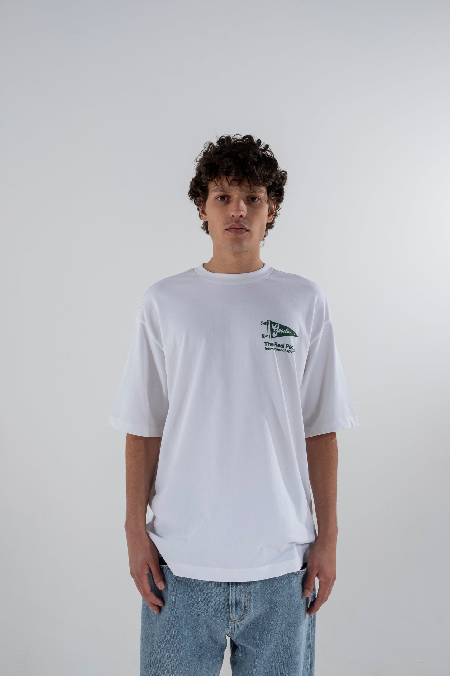 Flag white tee - Aura