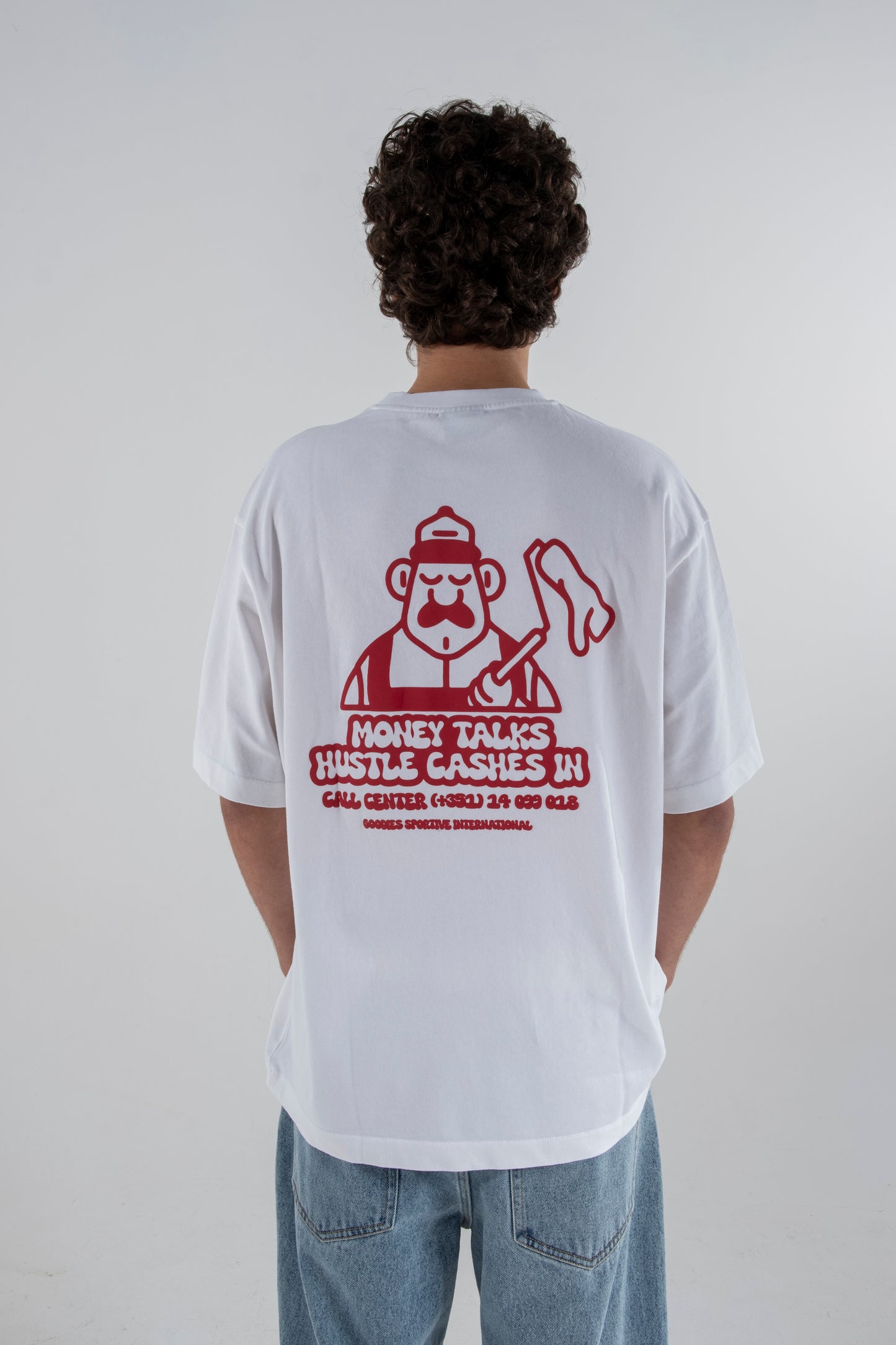 Money Talks white tee - Aura