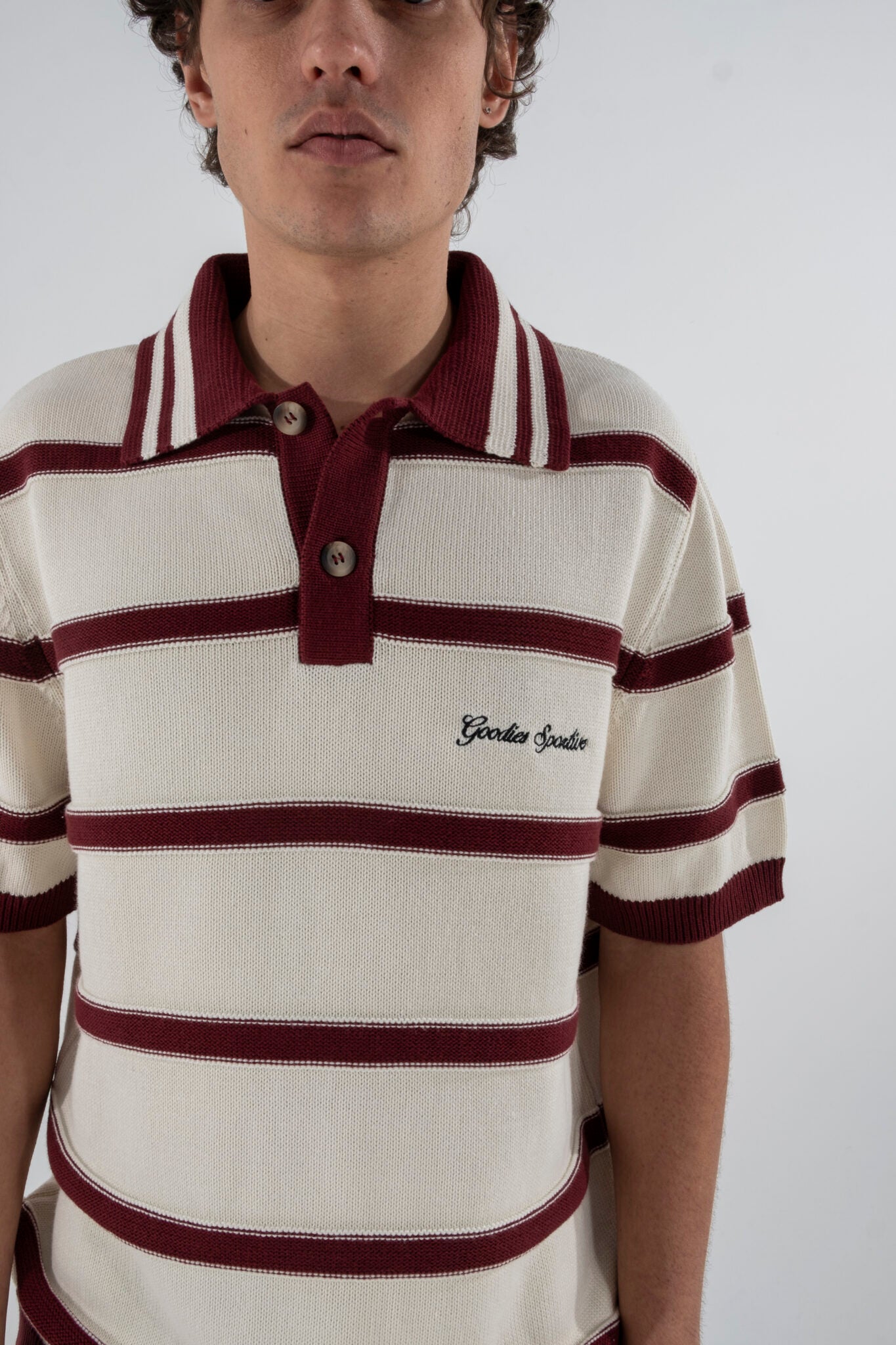 Red plum polo - Aura