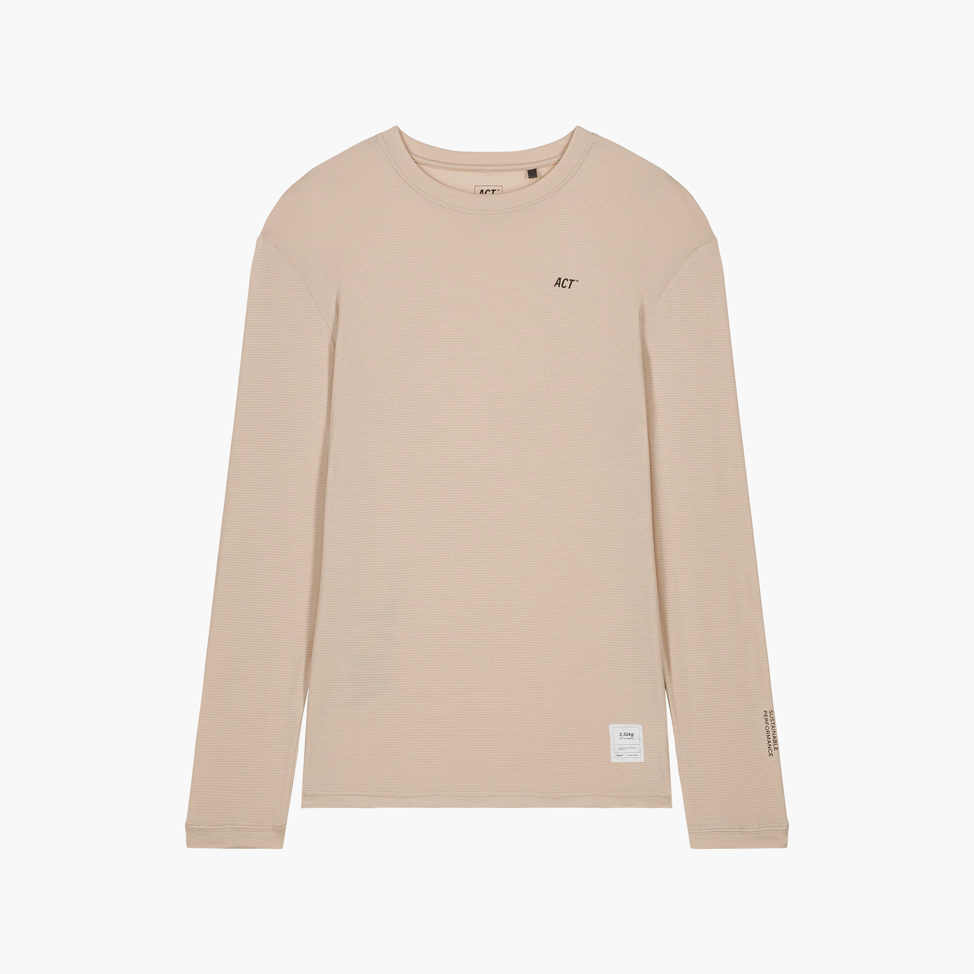 BioPerf - Tshirt Manche Longue - Beige ACT Running