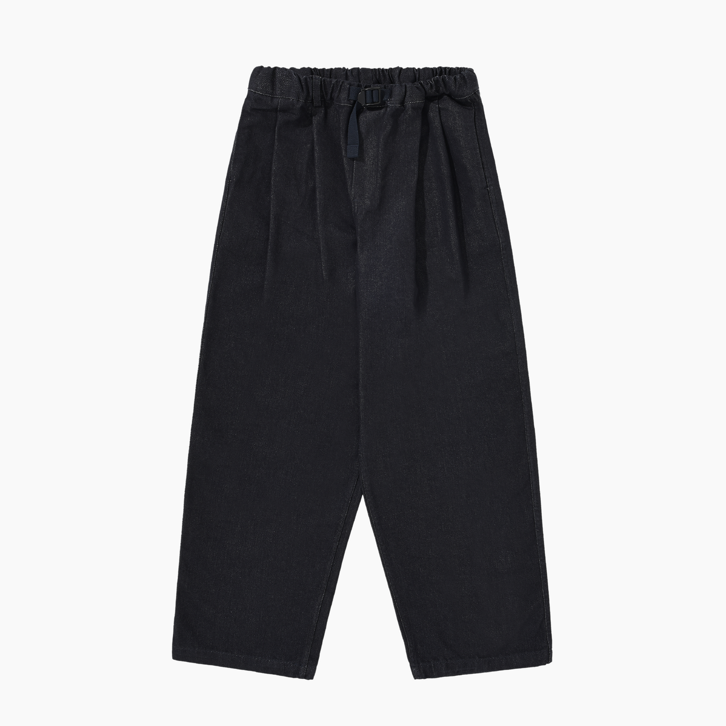 Two tuck wide denim pant - Aura