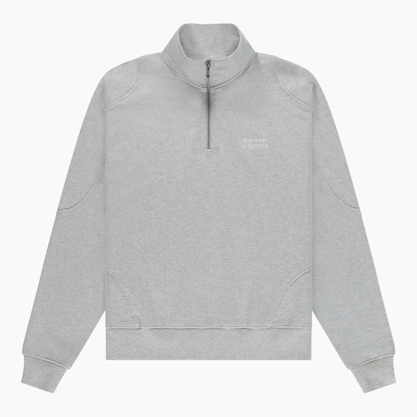 Emblem Half-Zip sweater Grey - Aura