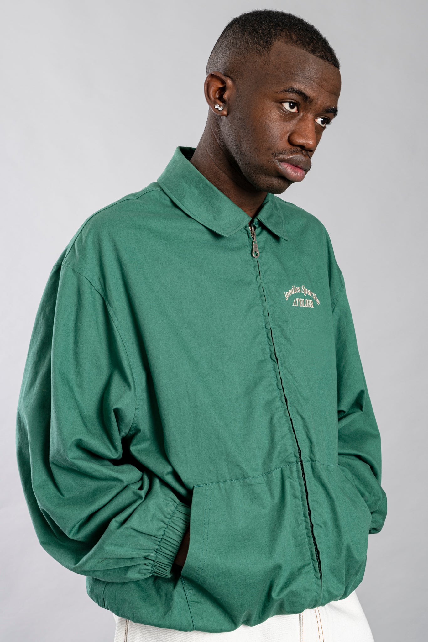 Green retro jacket - Aura