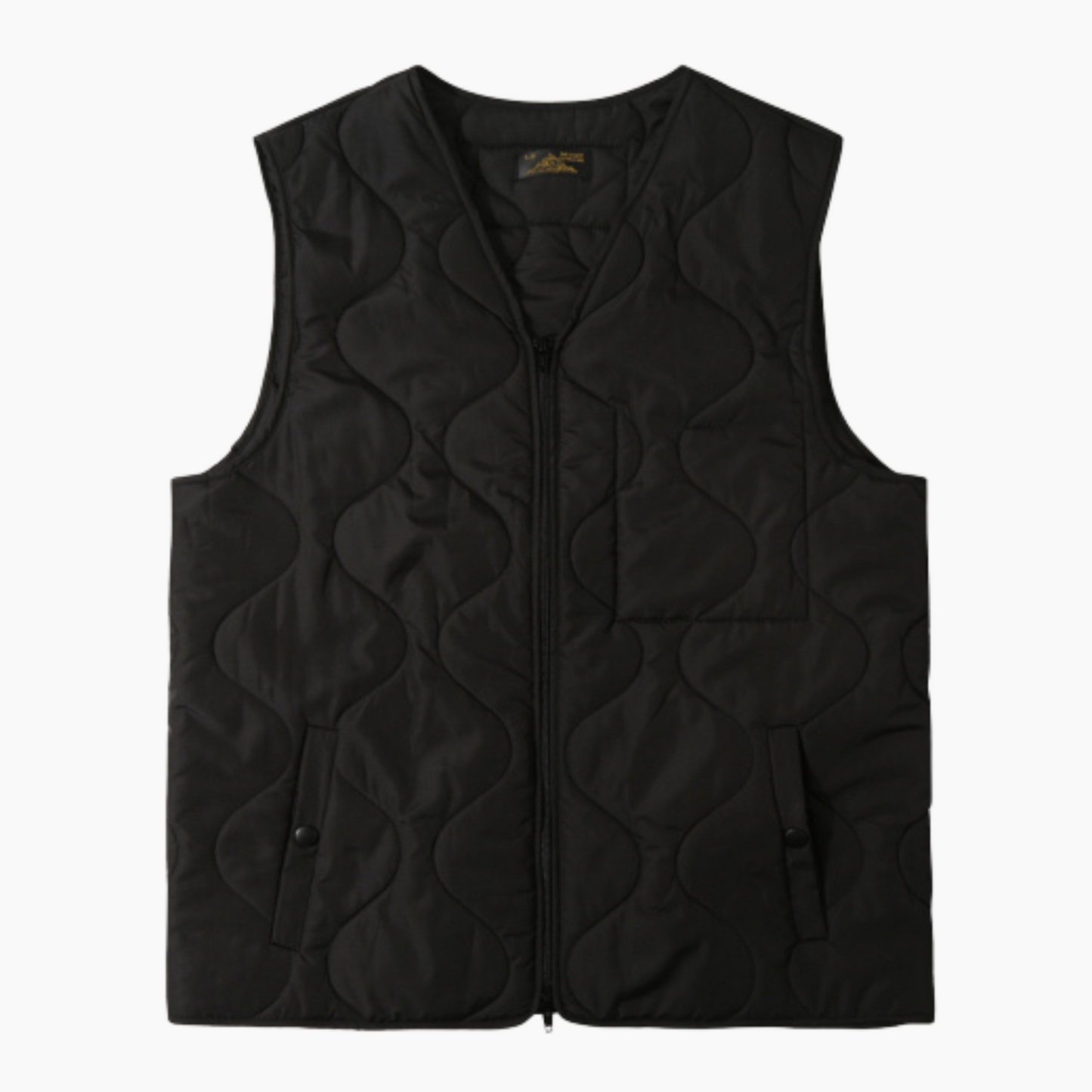 VINIS - SLEEVELESS JACKET BLACK - Aura