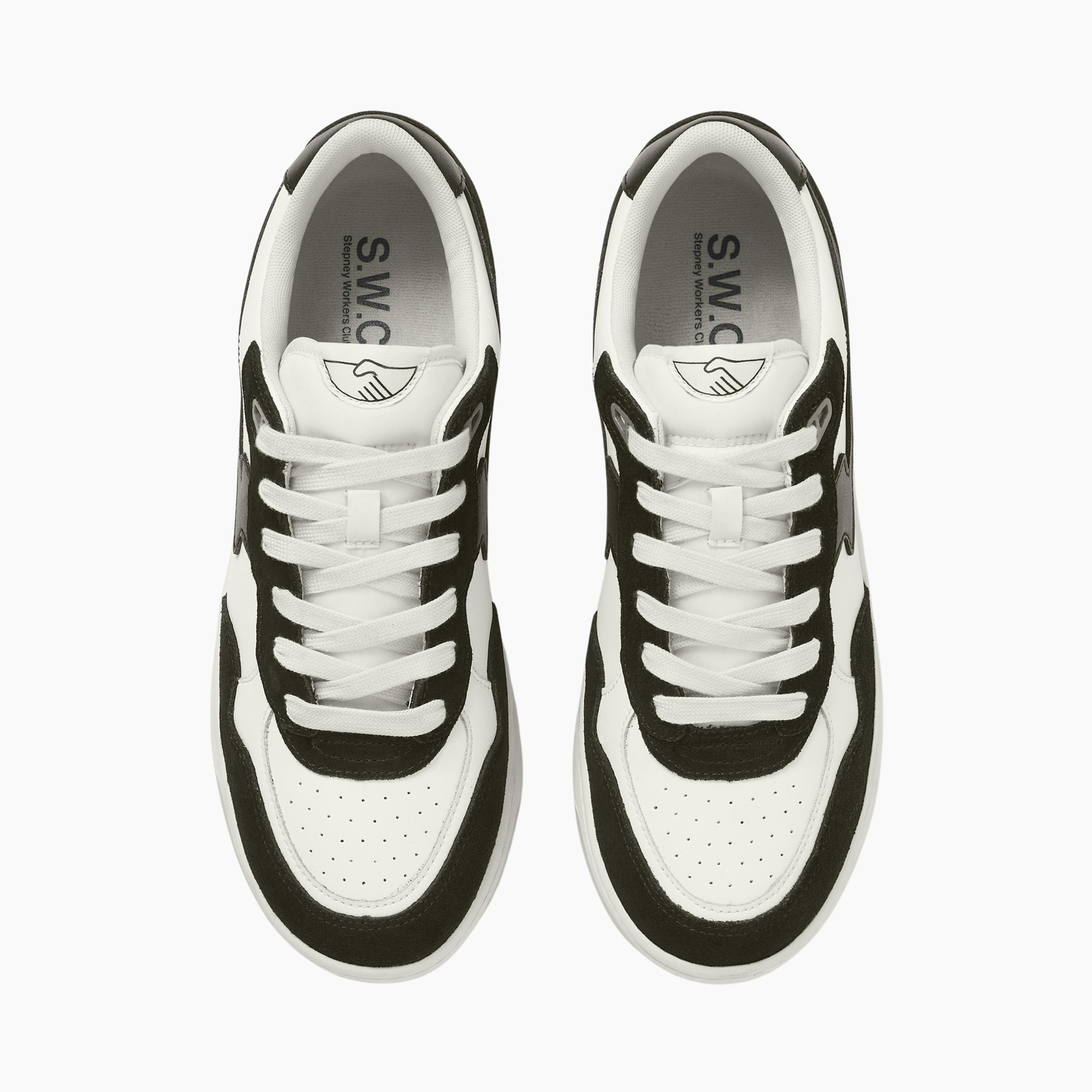 PRO CUP 01 S-STRIKE LEATHER SUEDE BLK / WHT - Aura