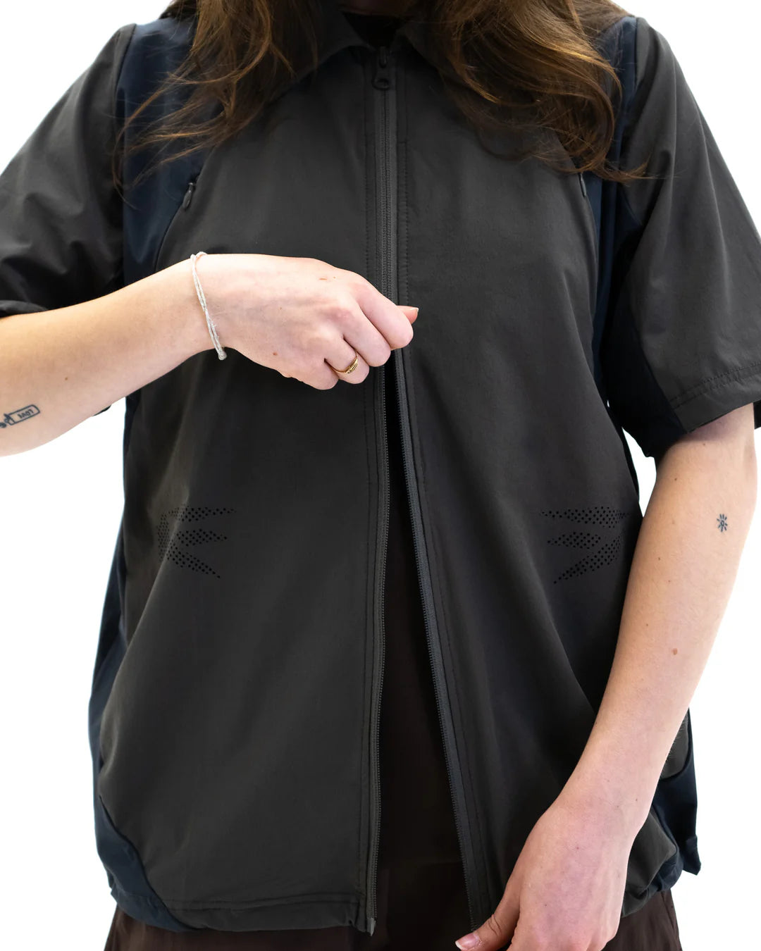 Breathable zipped shirt - Teide - Aura
