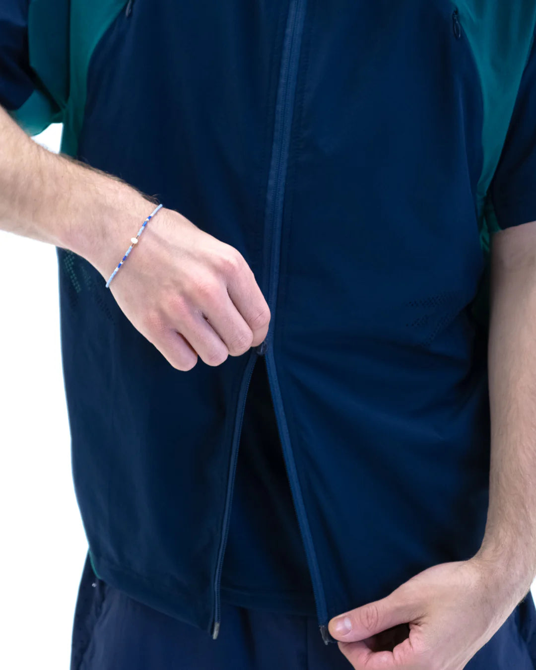 Breathable zipped shirt - Atlantic - Aura