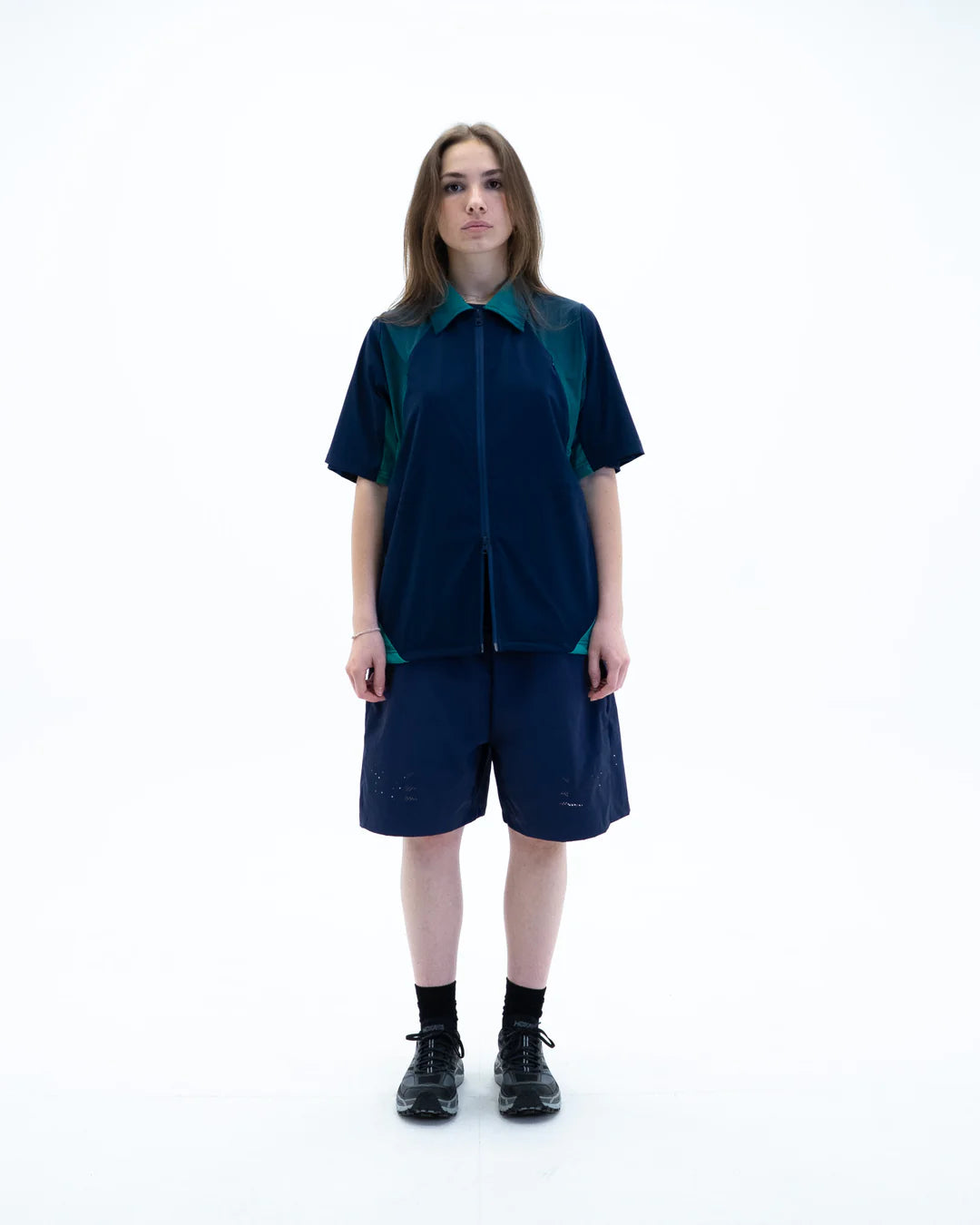 Breathable zipped shirt - Atlantic - Aura