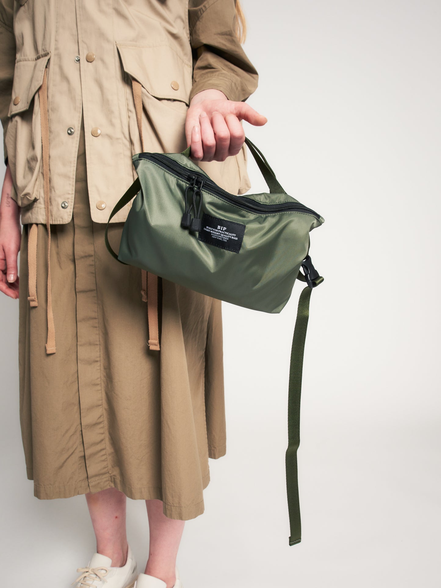 Fannypack Crossbody J - Khaki Green - Aura