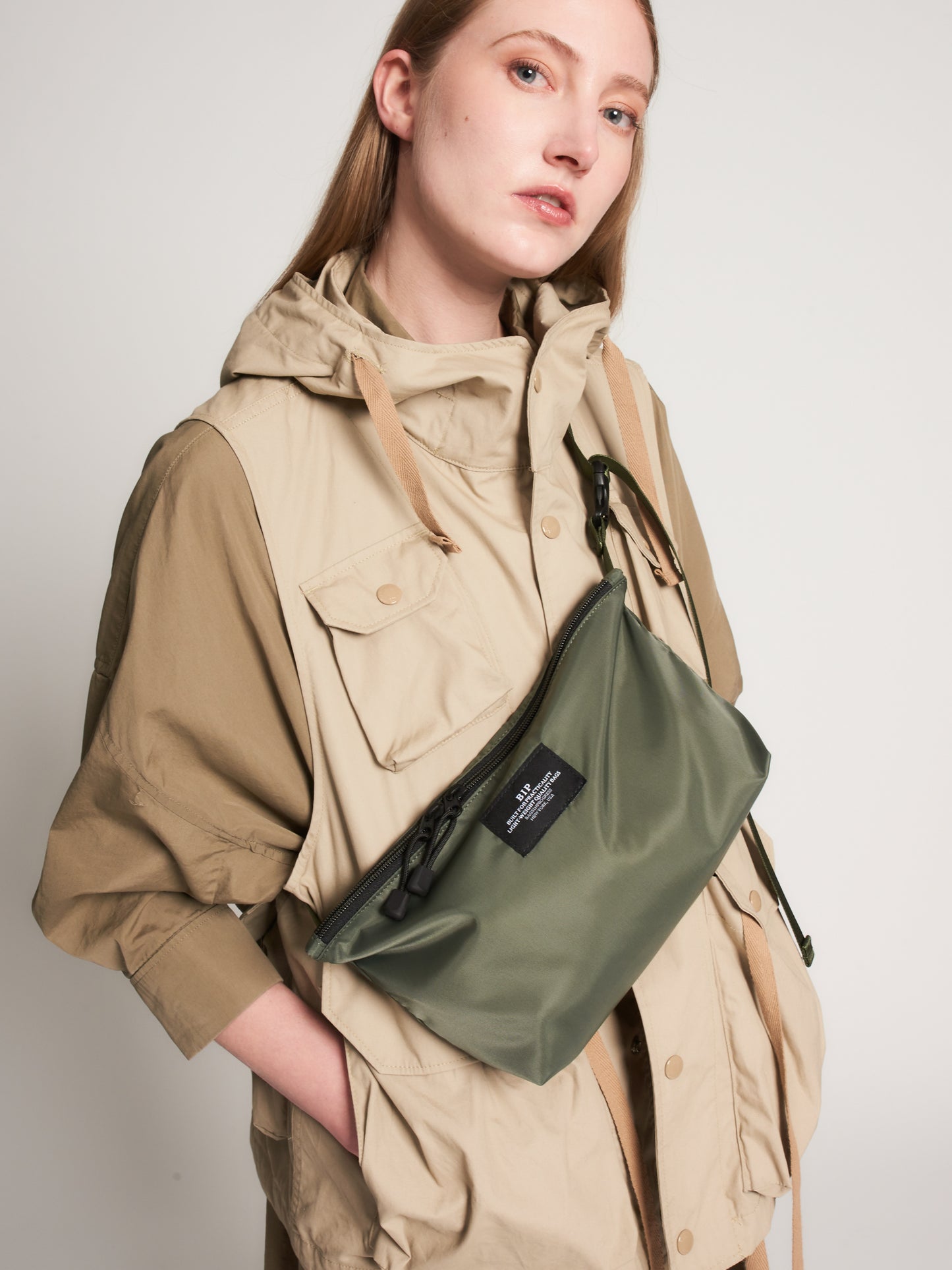 Fannypack Crossbody J - Khaki Green - Aura