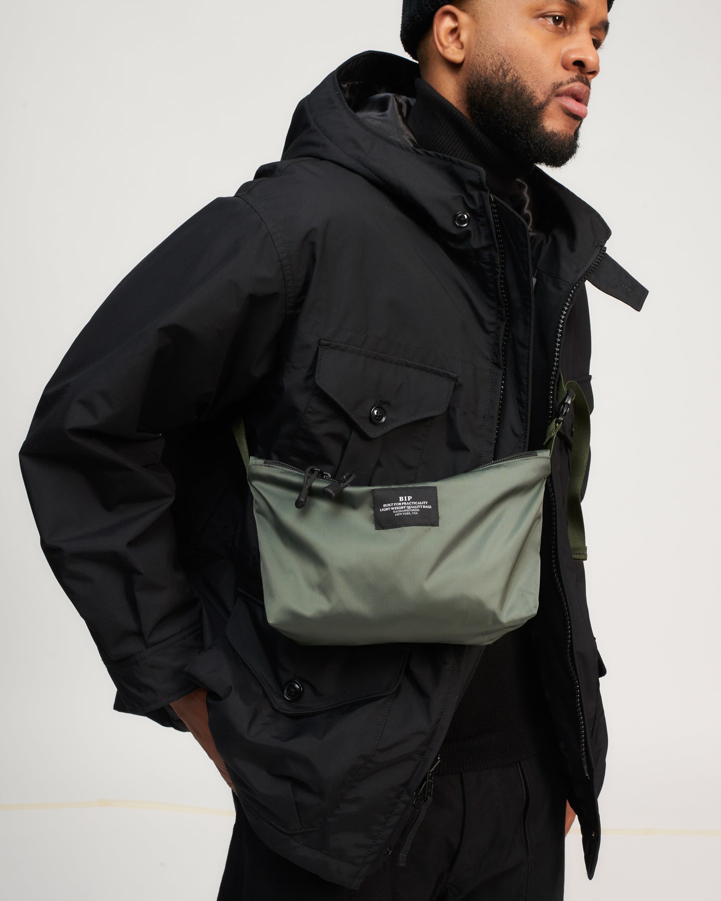Fannypack Crossbody J - Khaki Green - Aura