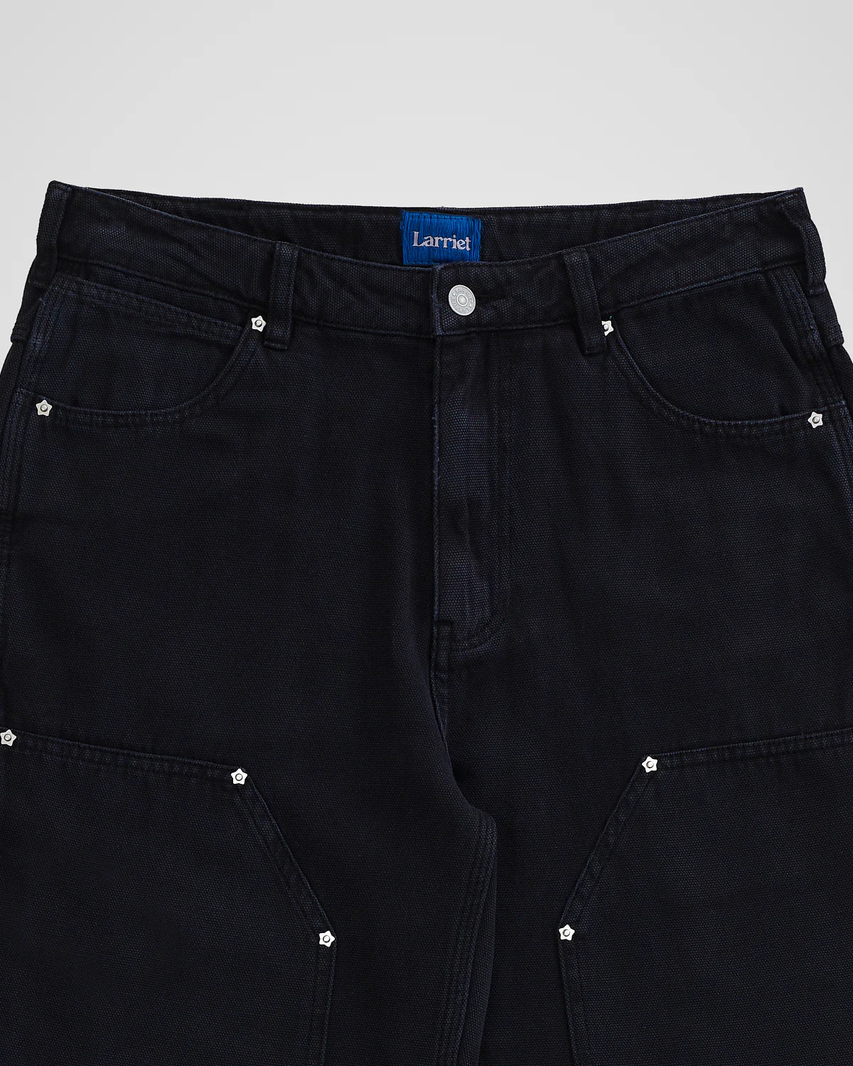 Double knee carpenter pant - Used black - Aura