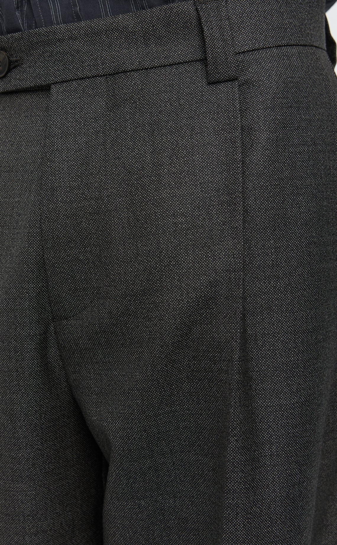 SERVICE TROUSERS - Warm Grey Twist Wool MFPEN