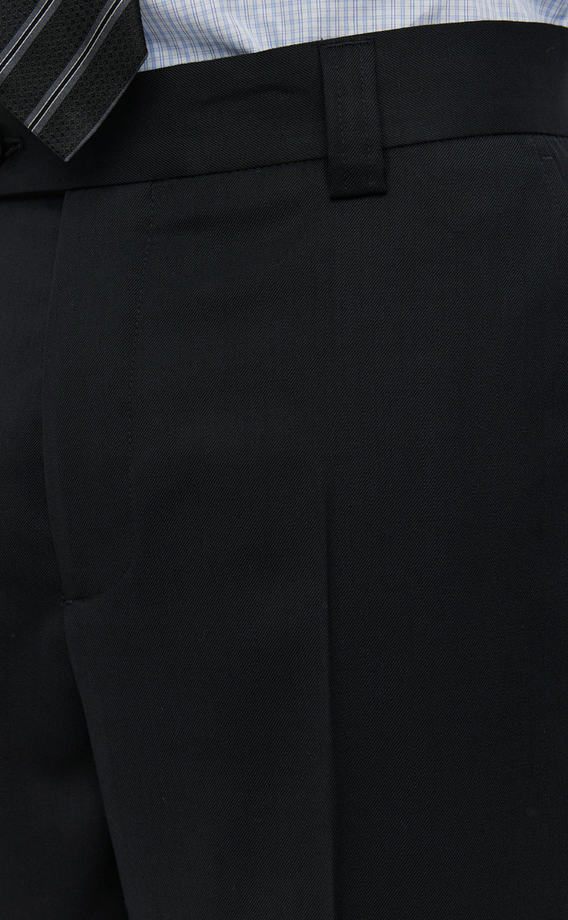 STUDY TROUSERS - Black Wool MFPEN