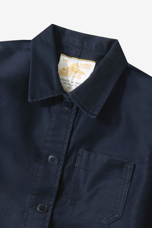 MOLESKIN WORK JACKET NAVY - Aura
