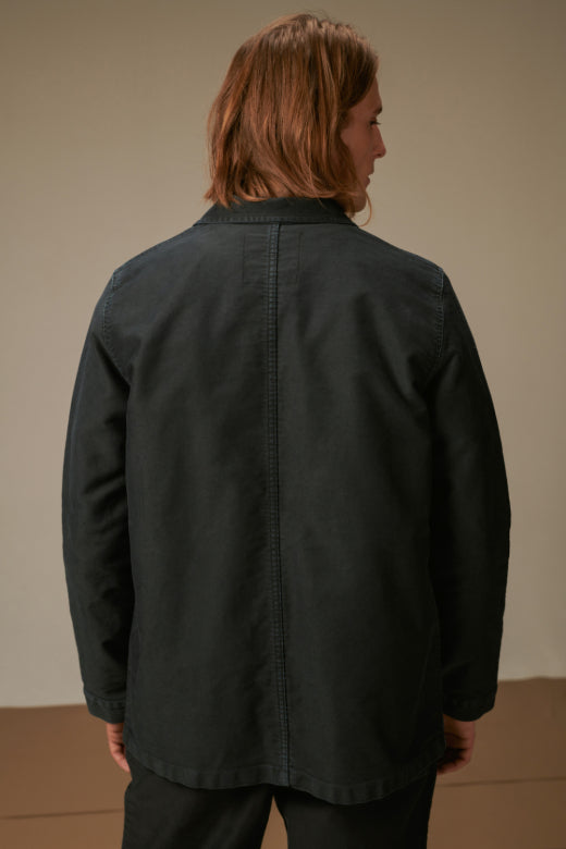 MOLESKIN VINTAGE WASHED WORK BLACK - Aura