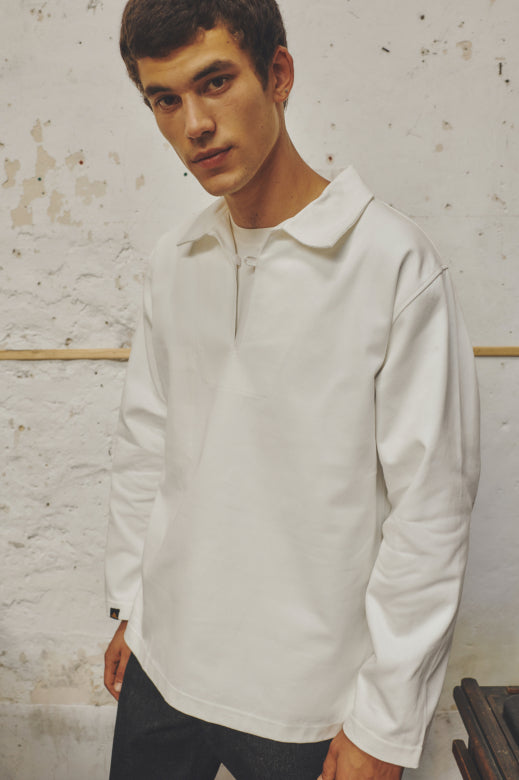 VILHELM - HEAVY TWILL VAREUSE OFFWHITE - Aura