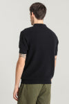 SIMONI - GRID KNIT SWEATER - Aura