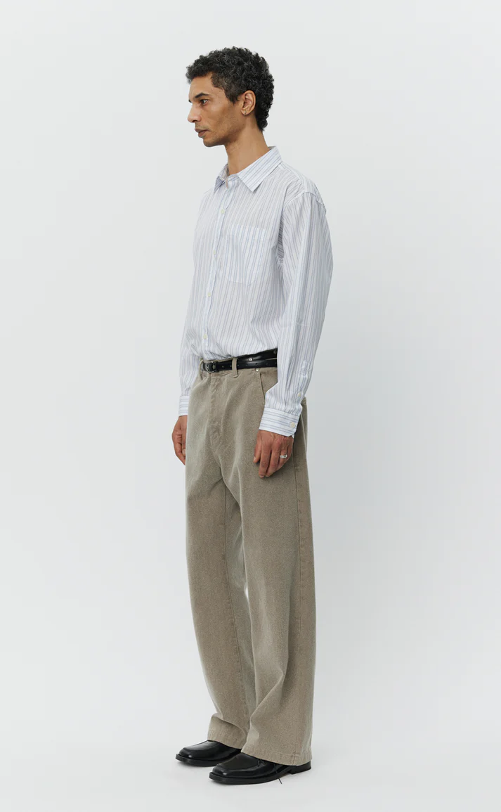 STRAIGHT CUT JEANS - Brushed Mudstone MFPEN