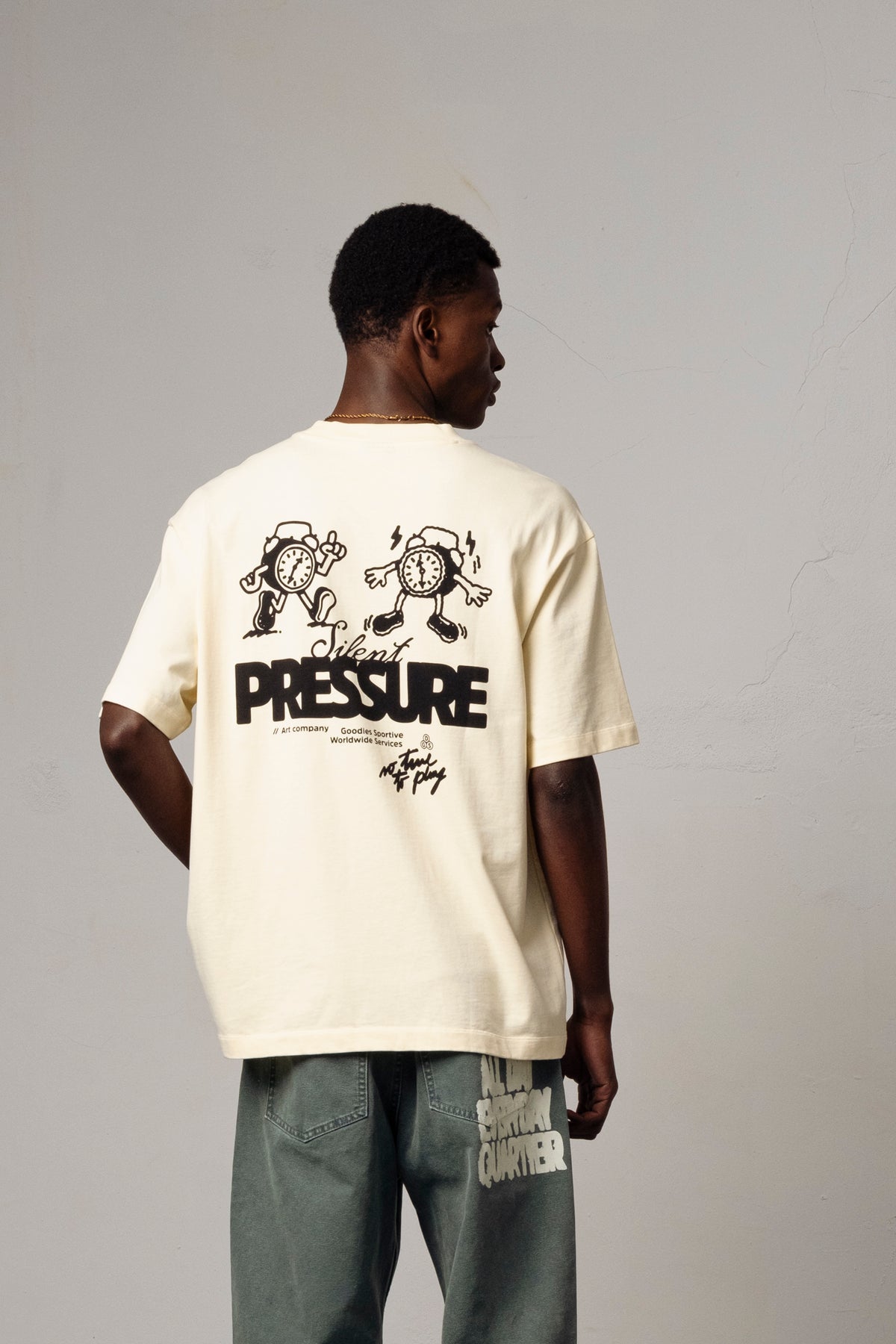 SILENT PRESSURE TEE - Butter GOODIES SPORTIVE - porté de dos — photo 1